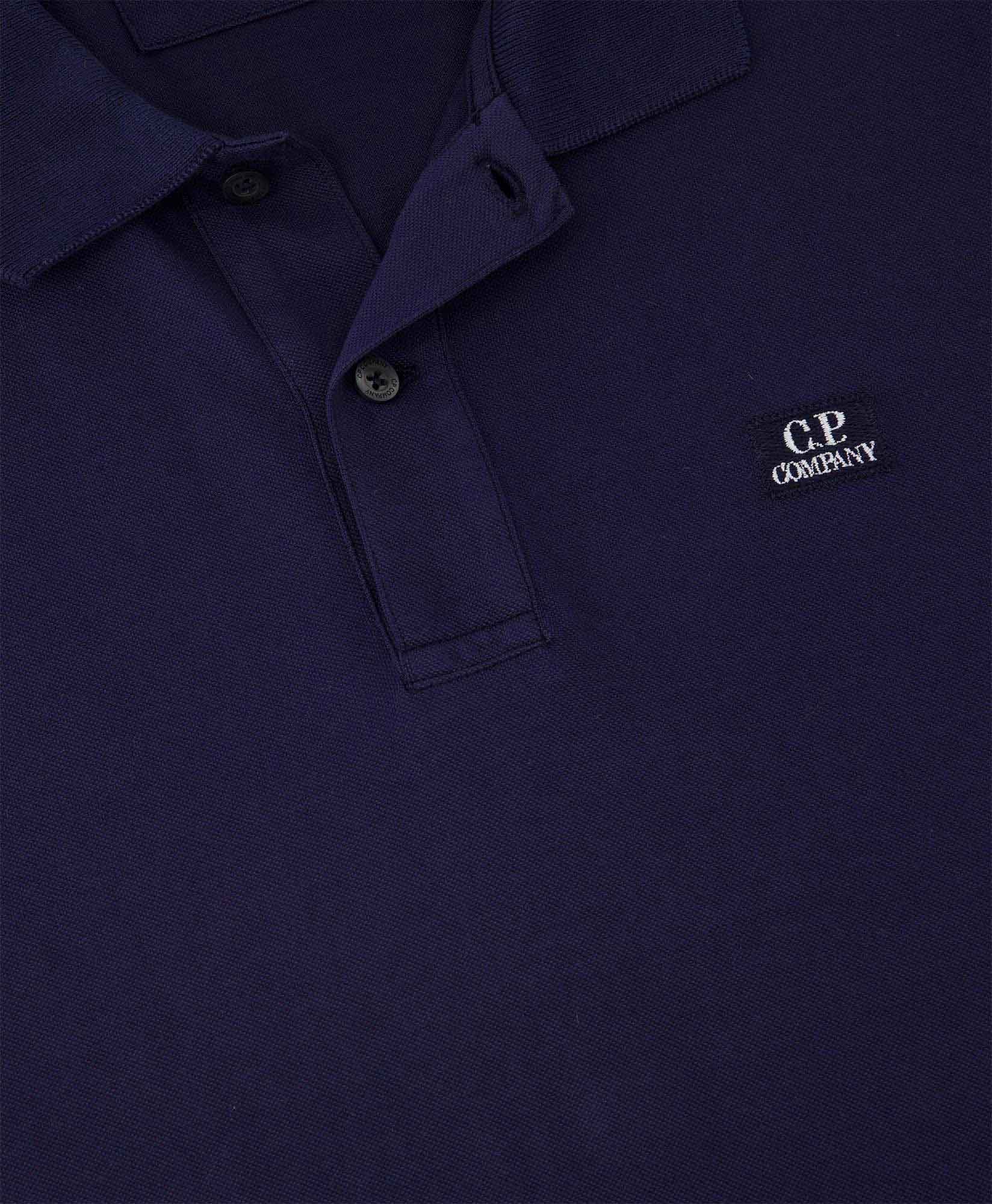 Cp Company Polo 14cmpl253a-006263 Donker Blauw