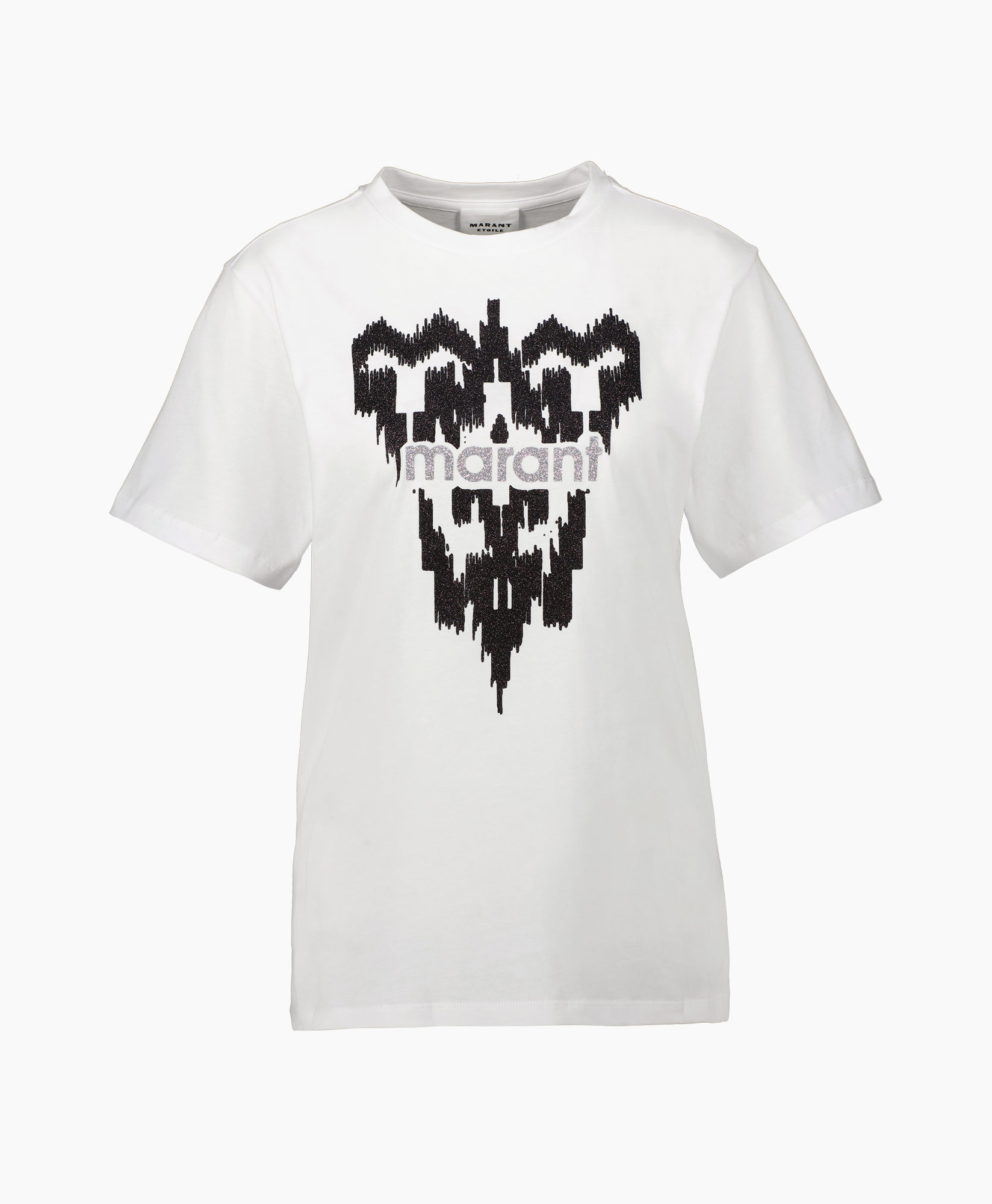 Marant Étoile T-shirt Korte Mouw Zewel Wit