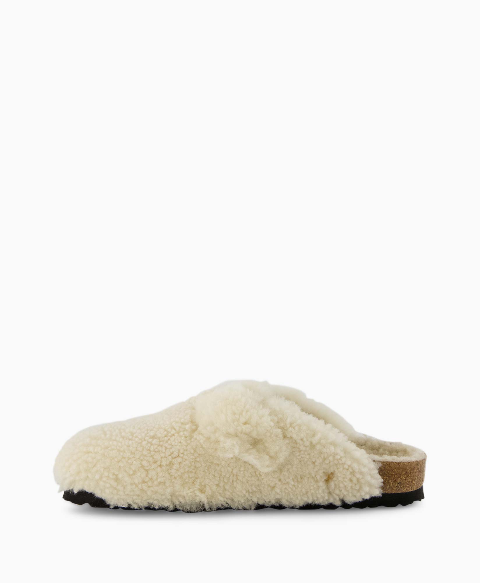 Instapper Boston Big Buckle Fur Ecru
