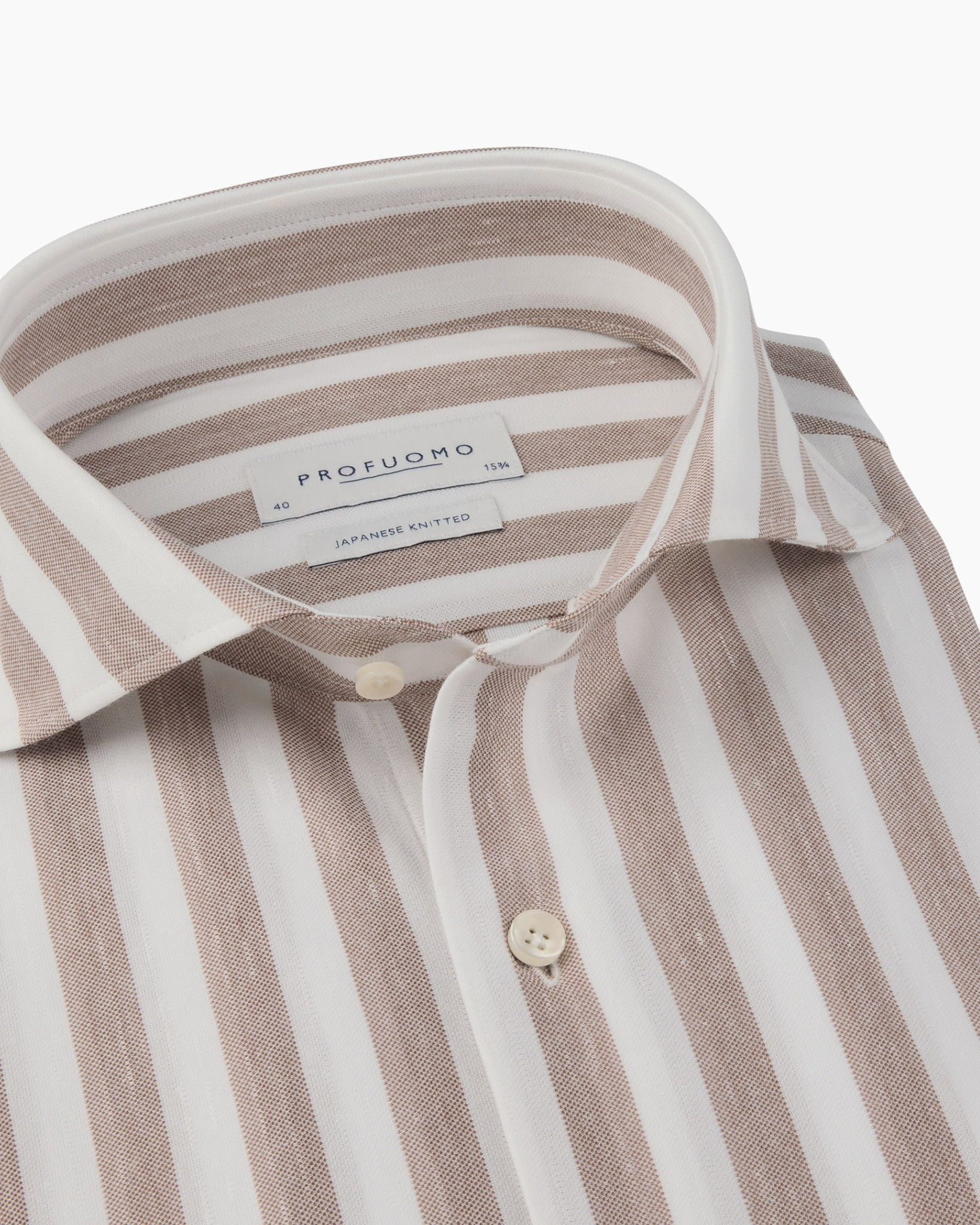 dress shirt, striped, linen? cotton?, button-down, long sleeve