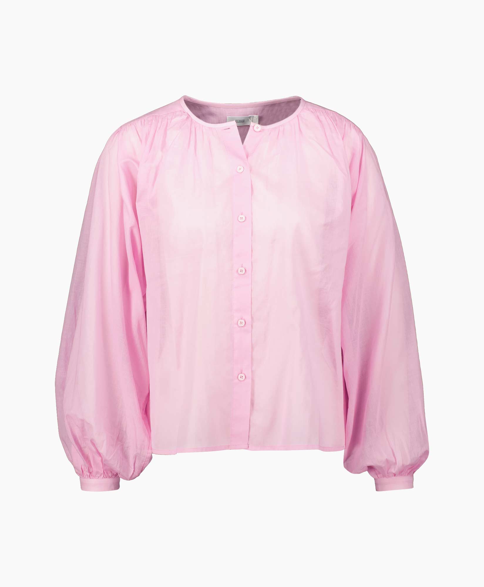 Blouse Gathered Blouse Pink