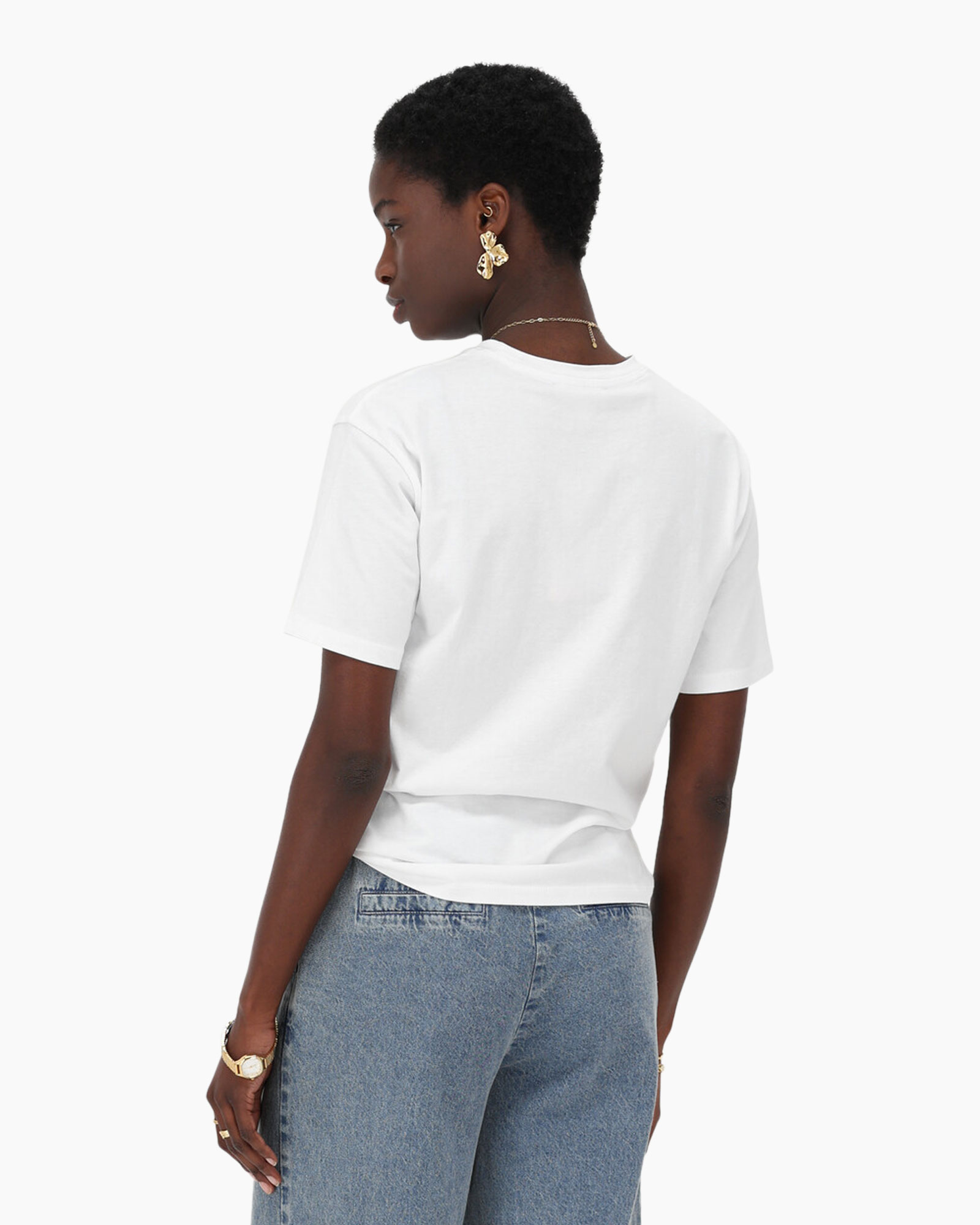 T-shirt Paris Paris Embro Tee Wit
