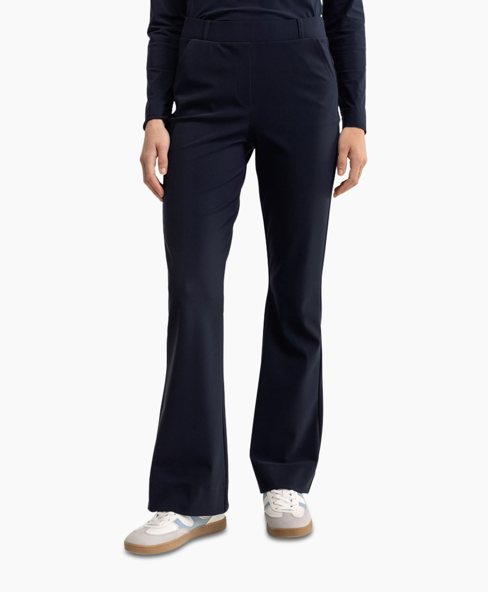 Broek Flair Bonded Trousers Donker Blauw