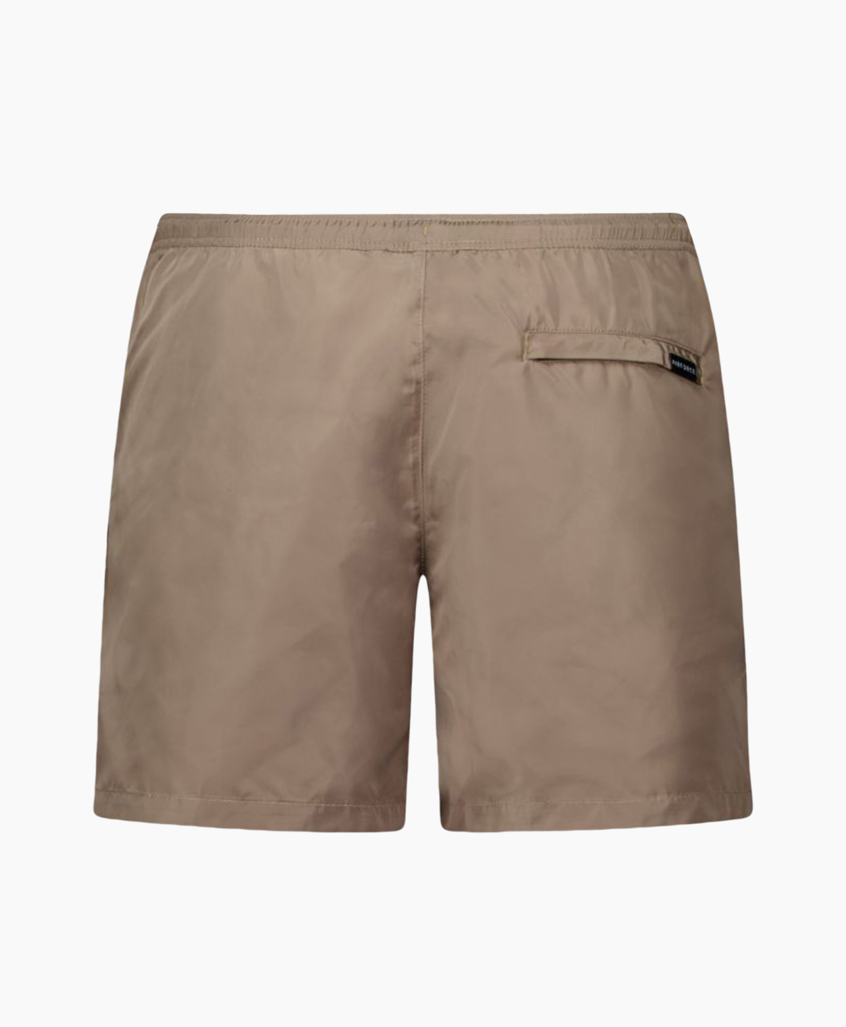 shorts, trekkoord, beige, uniform, büzelband