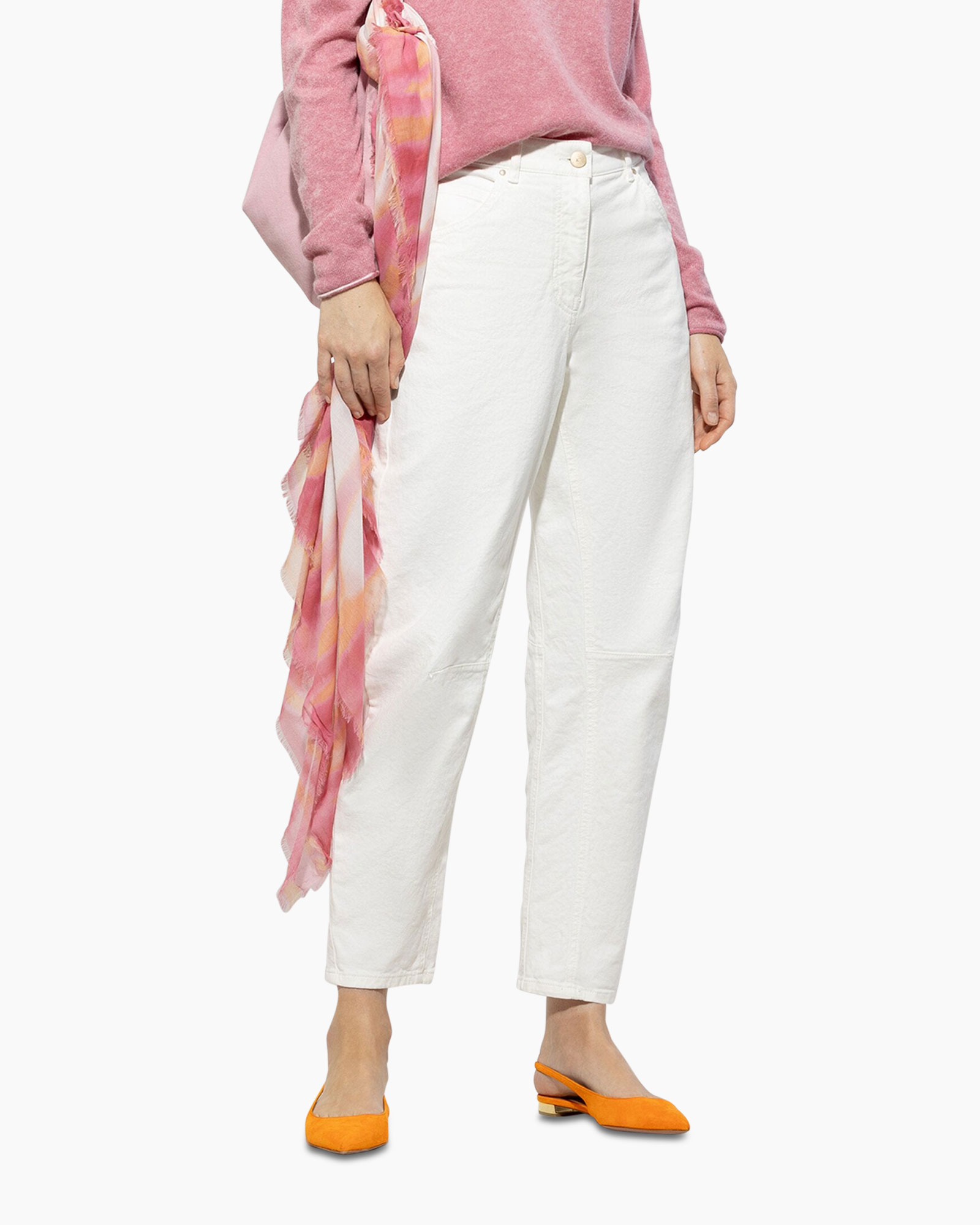 Broek 618747/3675-0 Off White