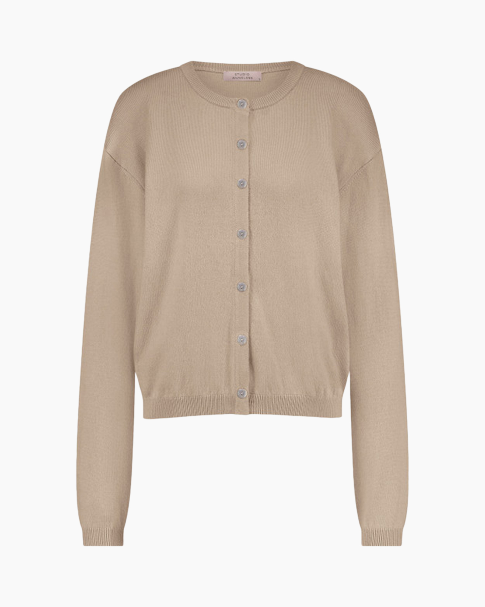 Vest Bibi Cashmere Cardigan Geel