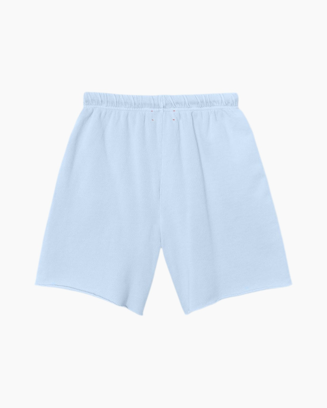 broek shorts, touwkoord, elastische taille, lichtblauw, zakken