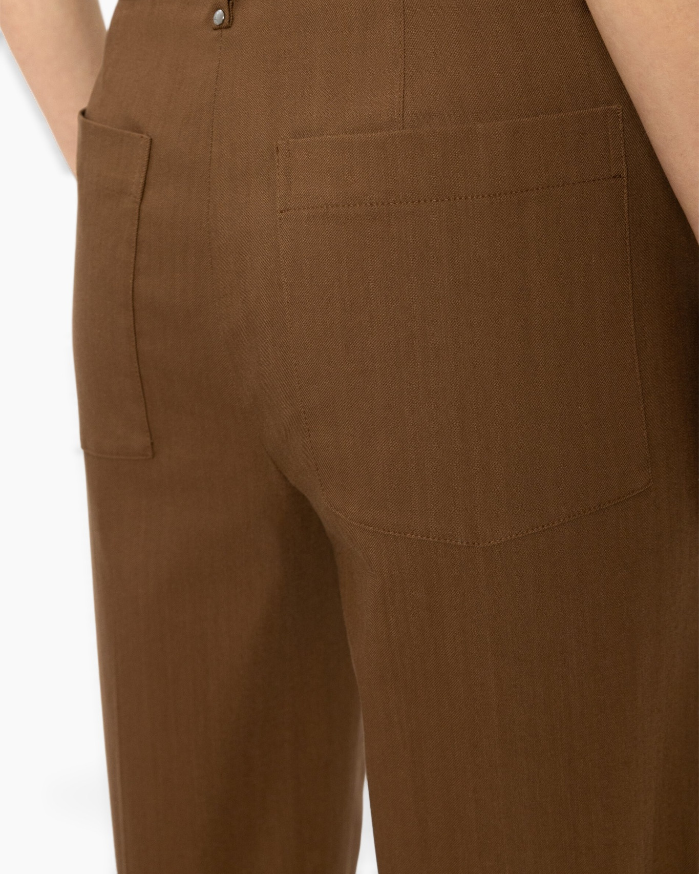 brown, pants, back-pocket, pocket, twill