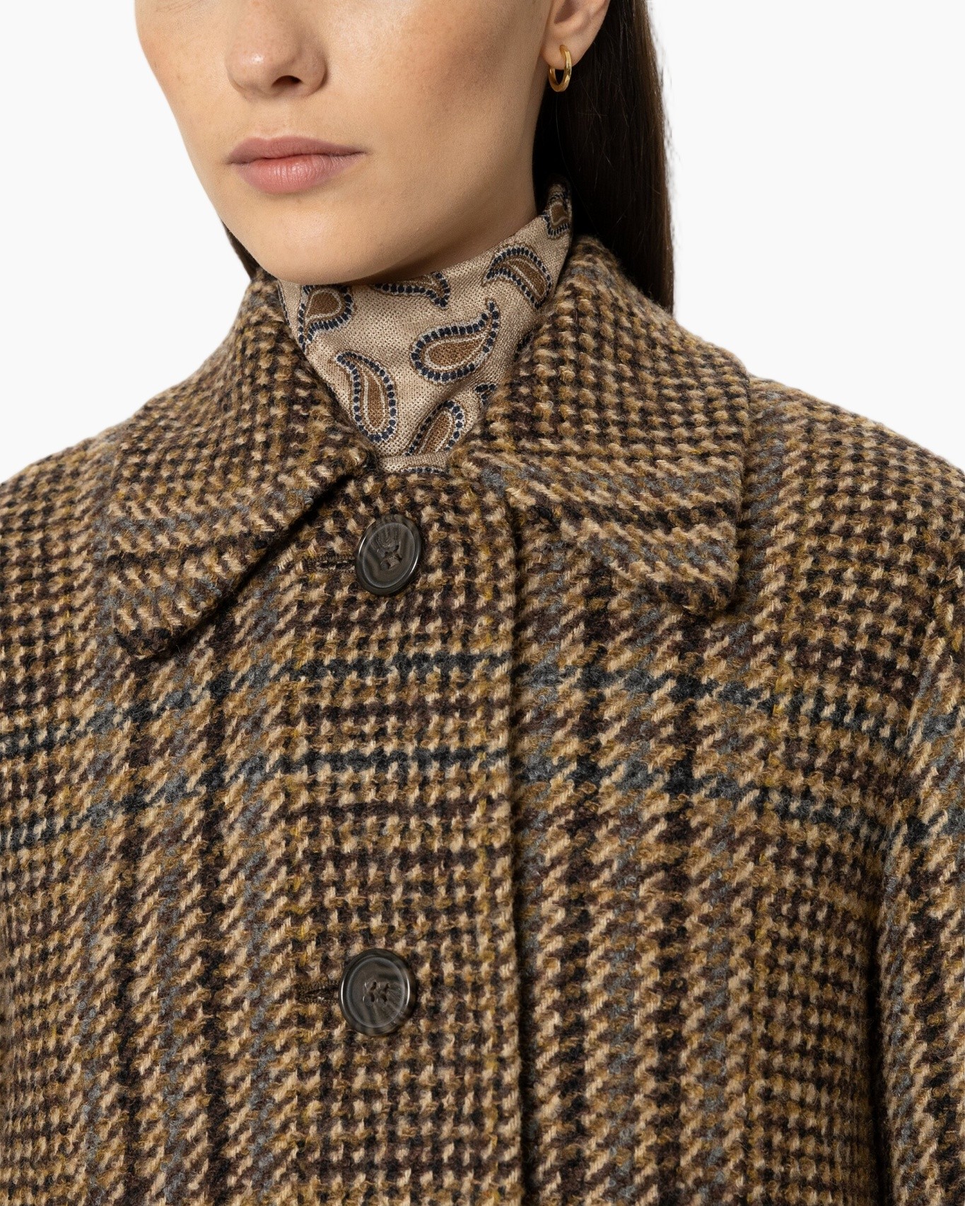 jas, ruitjes, lange jas, tweed, broeken