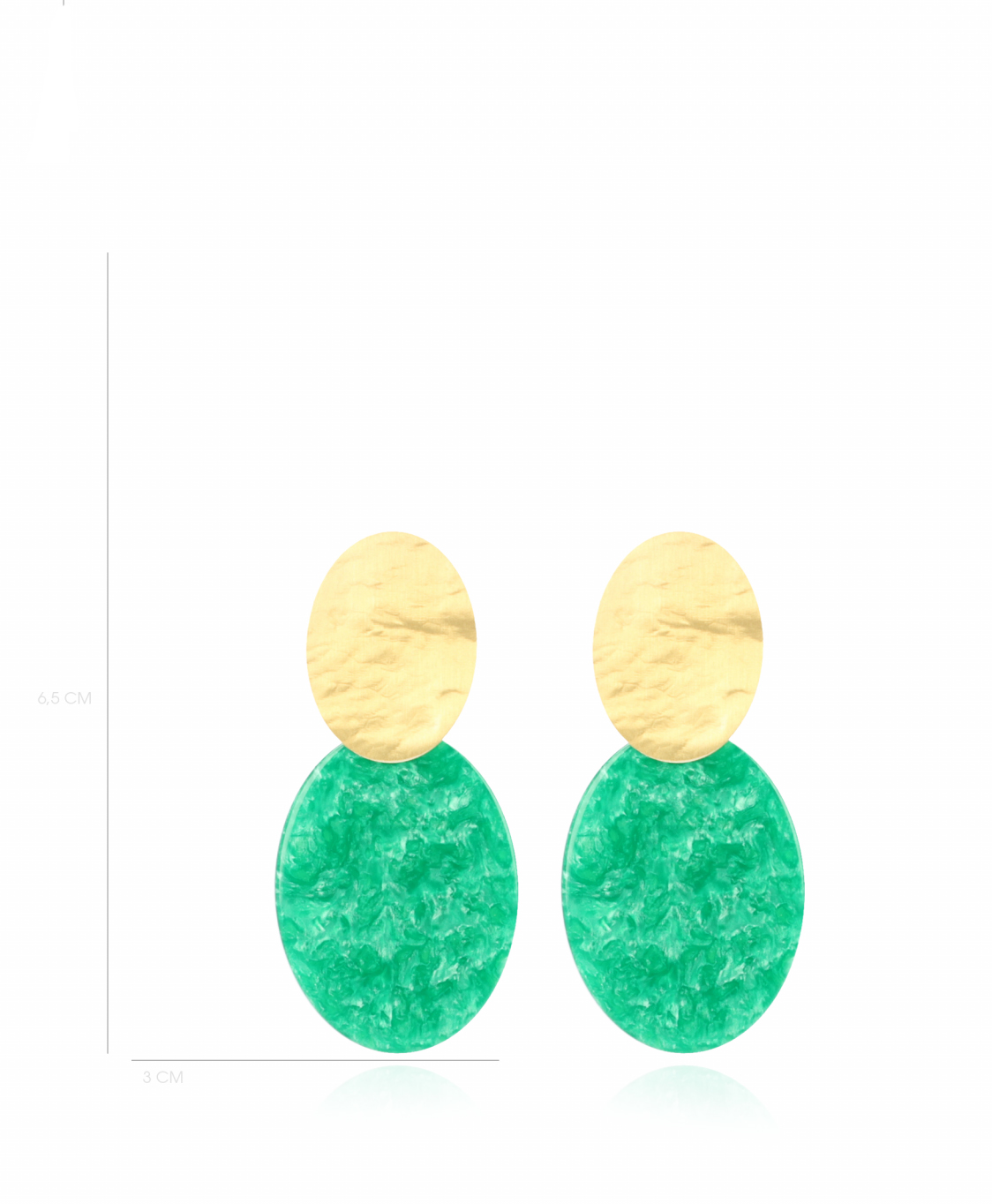 Lott. Gioielli Oorbellen Cere657-g22875 midden groen