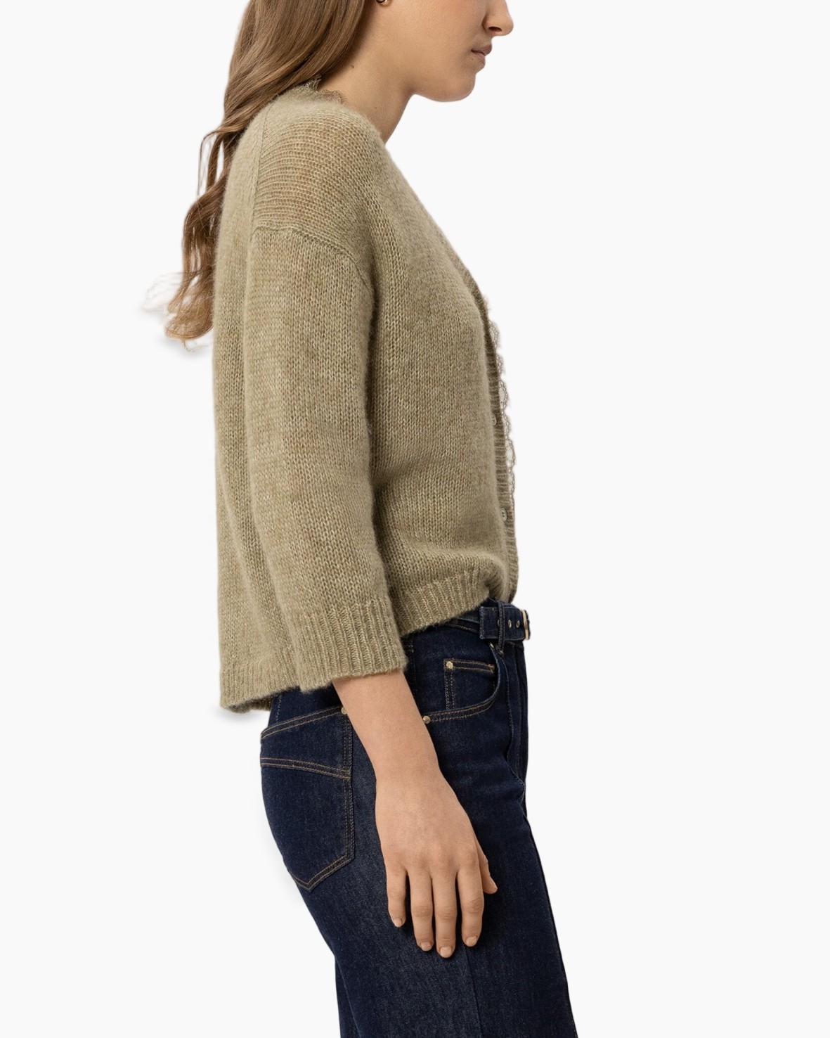 cardigan, breip, beige, langer_mouw, vrouwen