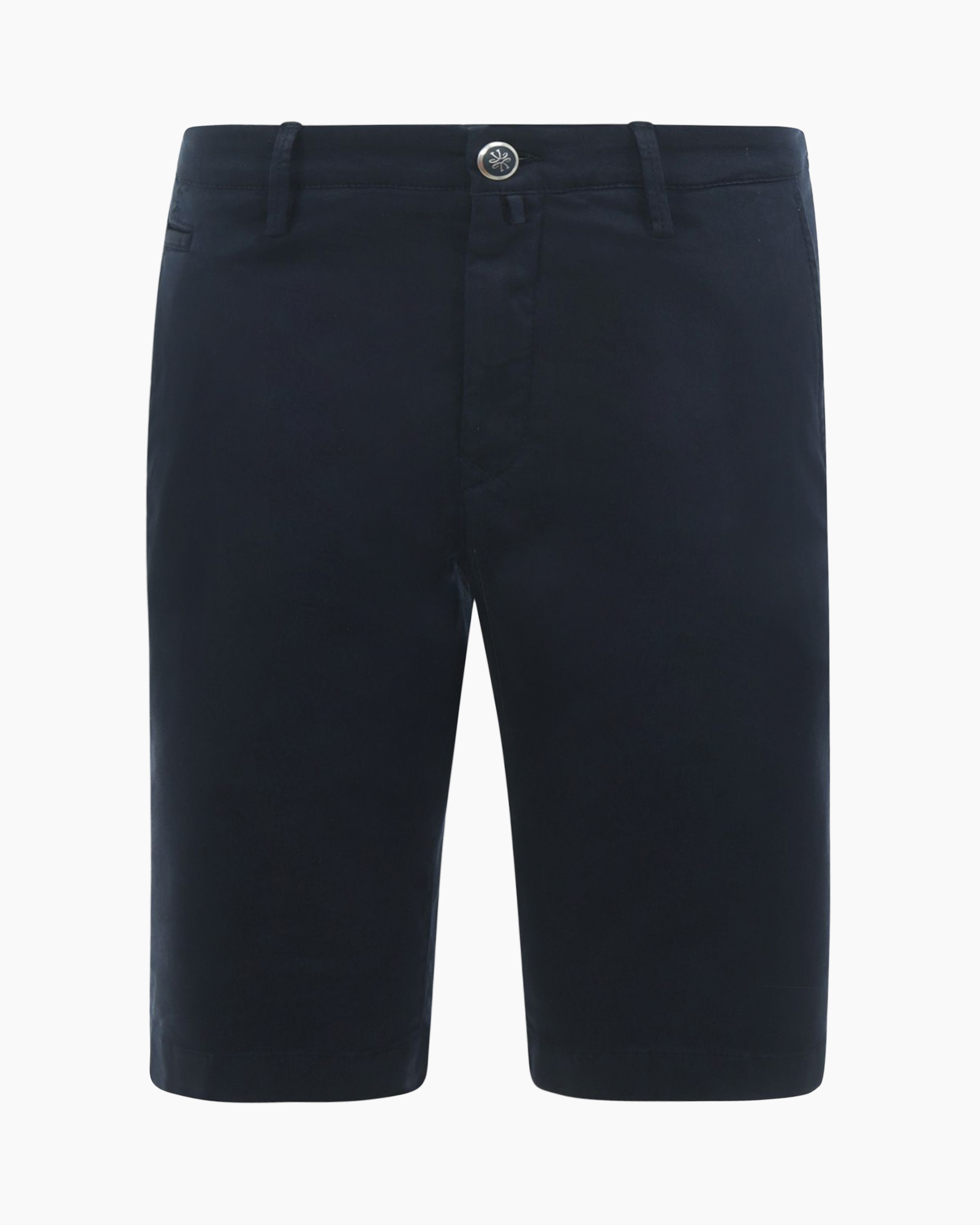 Korte Broek Bermuda Chino Slim Fit Bob Donker Blauw