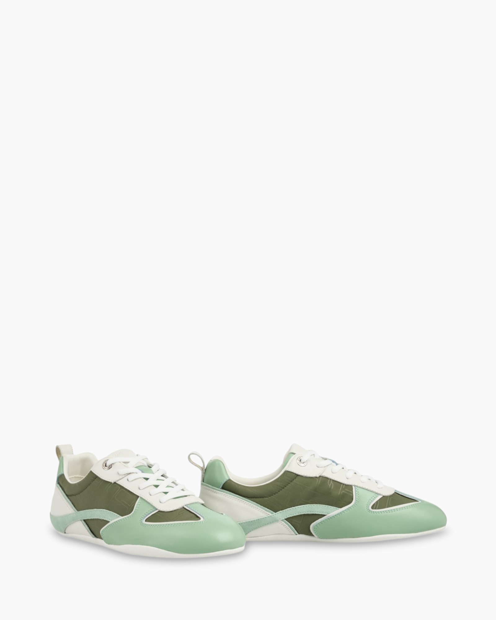 sneaker, shoe, green, white, athletic