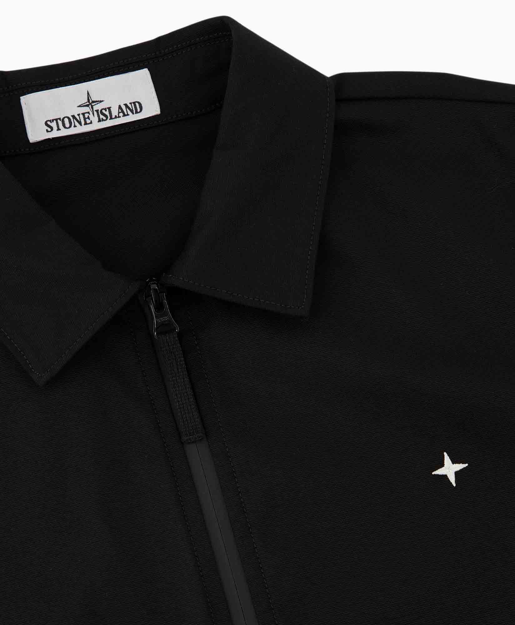 Stone Island Overshirt 121g4 Zwart
