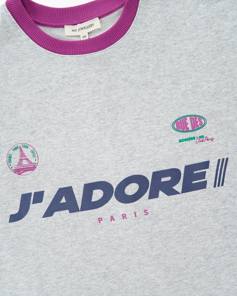 tenue, graphic, Paris, j'adore, impressie