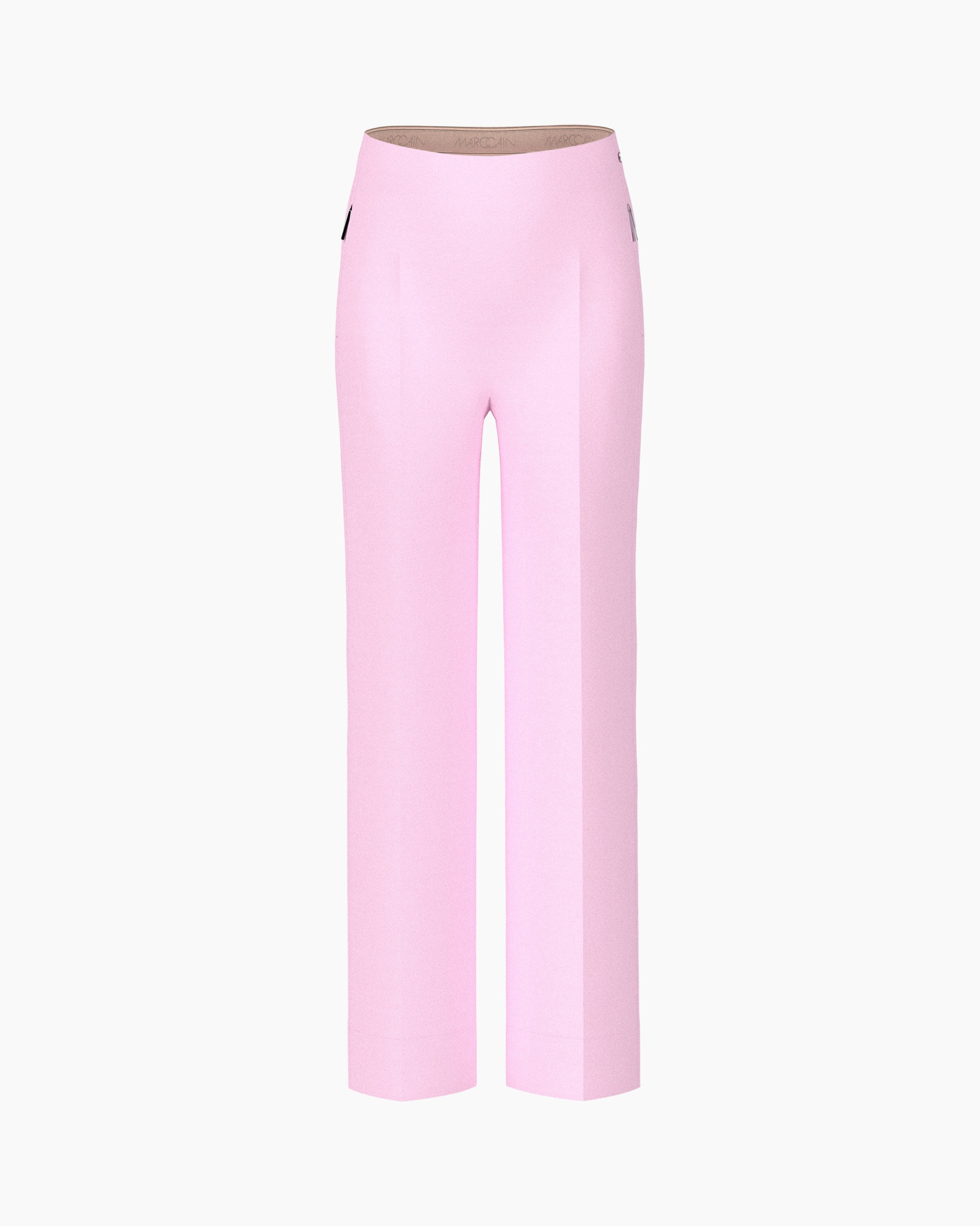 broek, broeken, roze, wijdte-pantalon, slim-fit