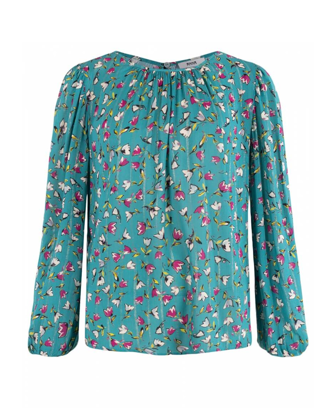 Anna Van Toor Blouse 26a05-03217 turquoise