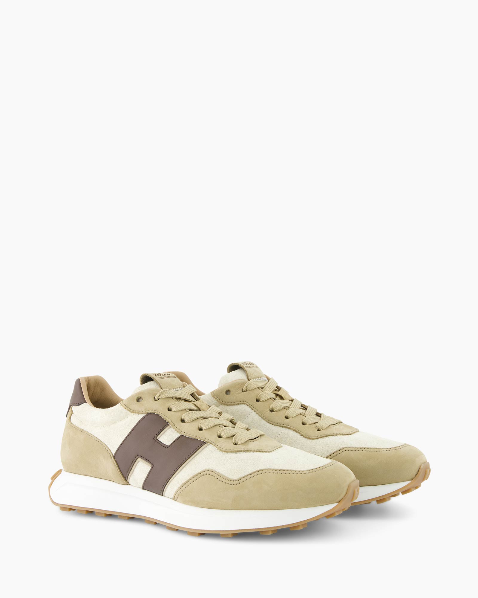 Sneaker H601 Allacciato H Patch Beige