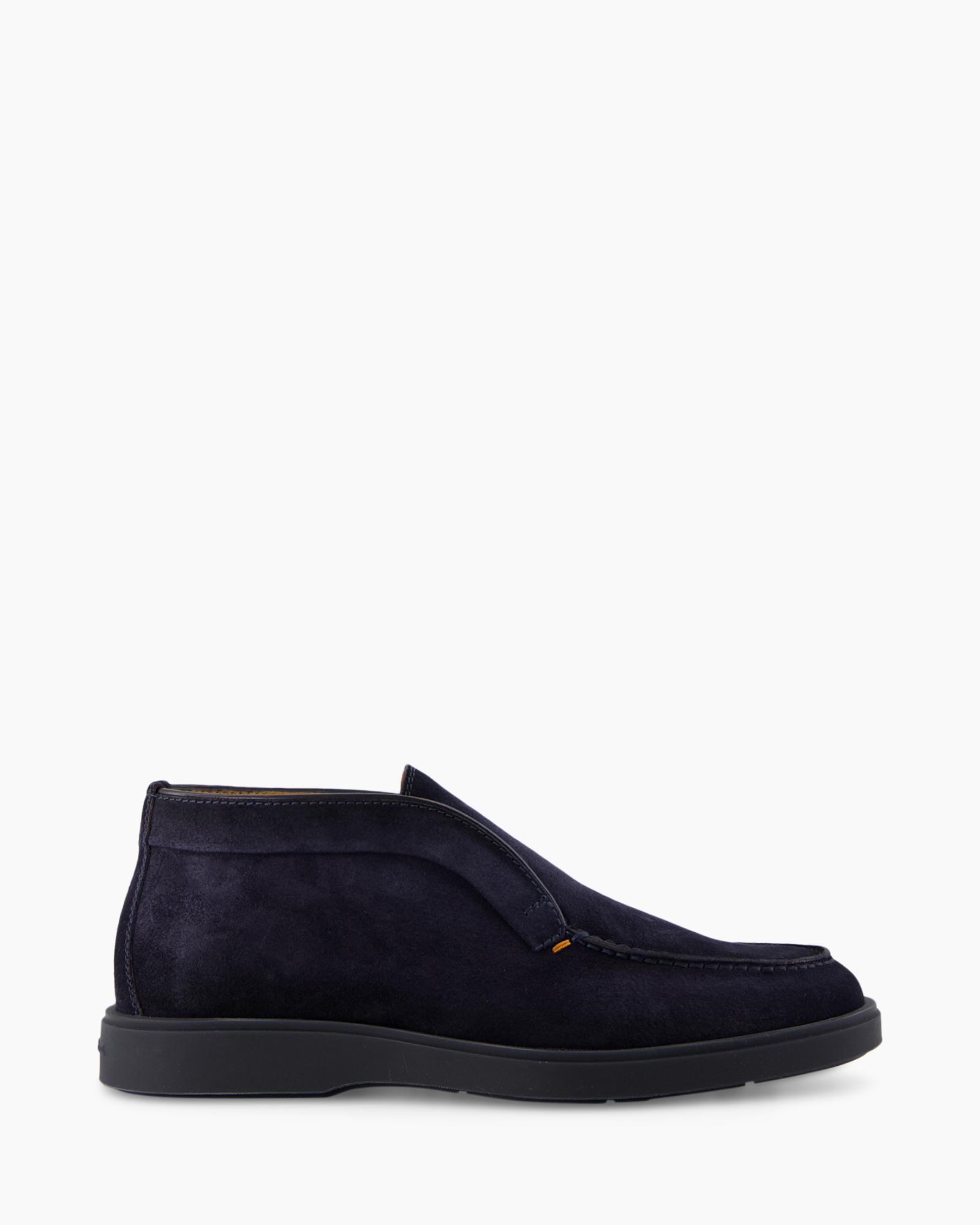 schoen, loafer, suede, nvyblauw, slip-on