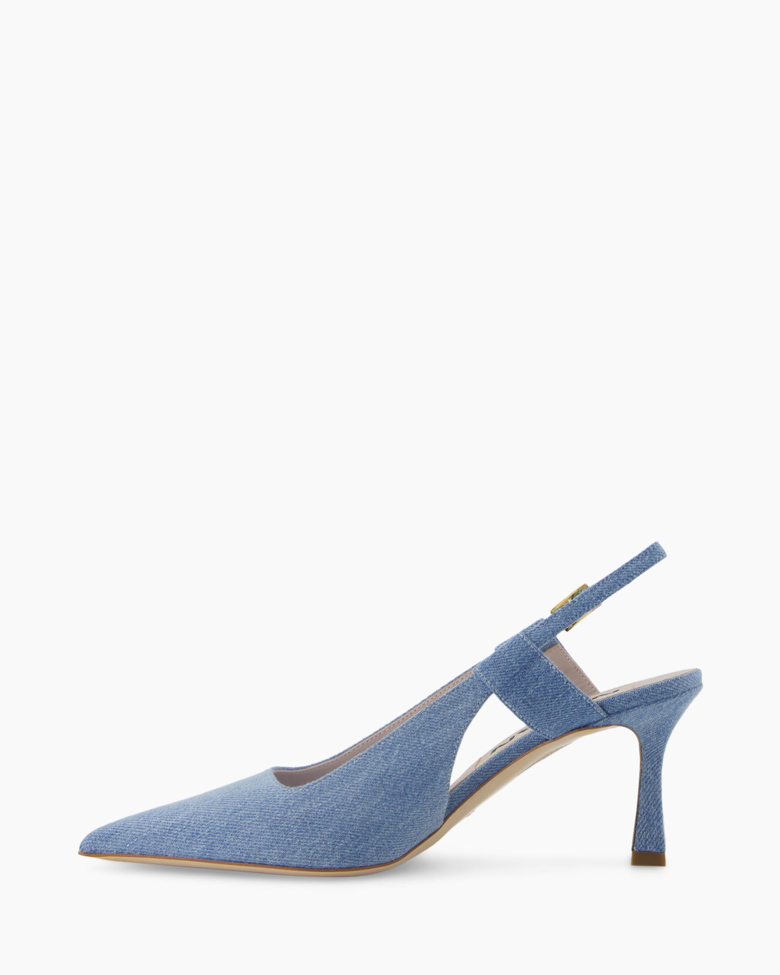 Pump Open Heel Blauw