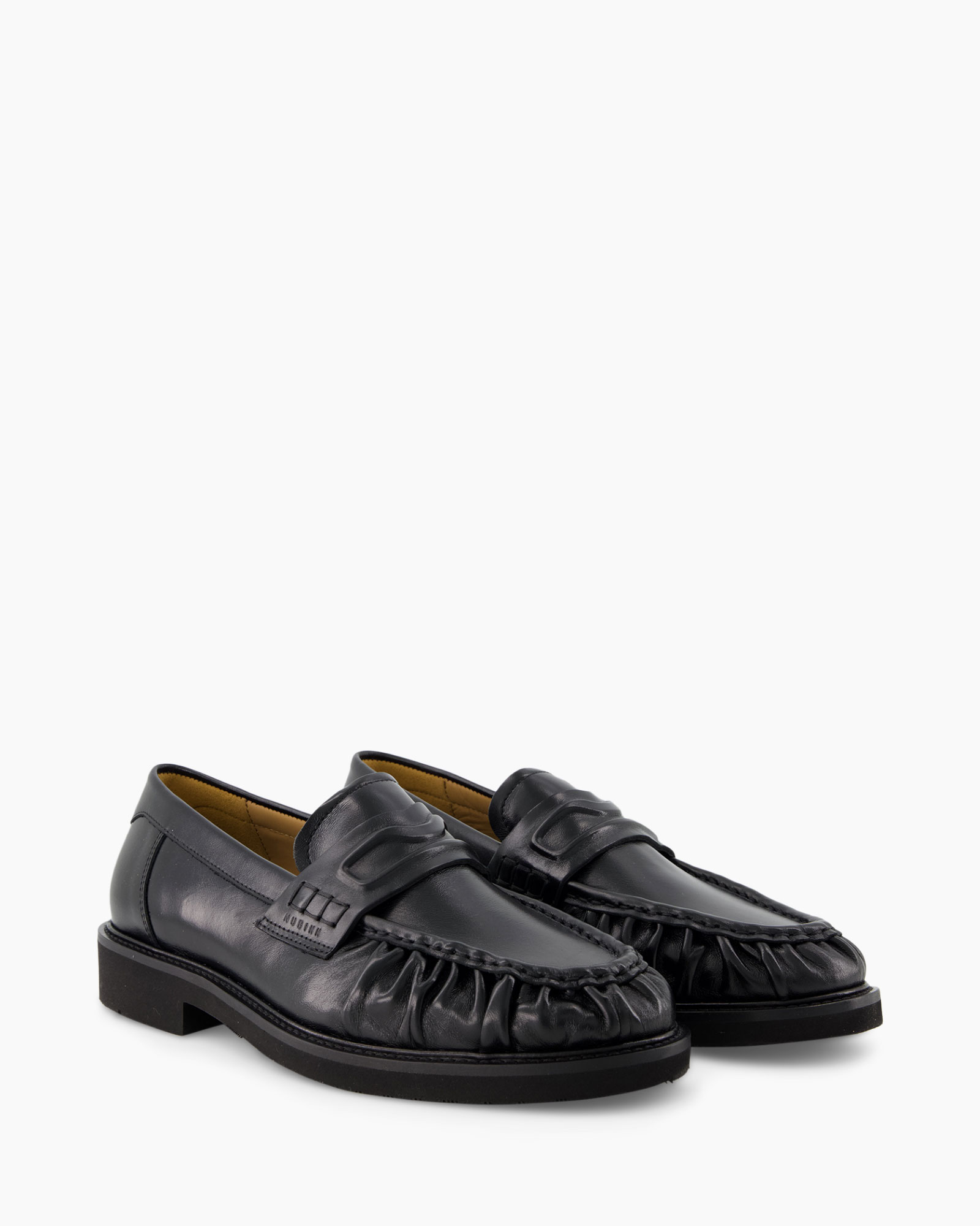 lowa, schoen, zwart, mocassin, pennyschoen