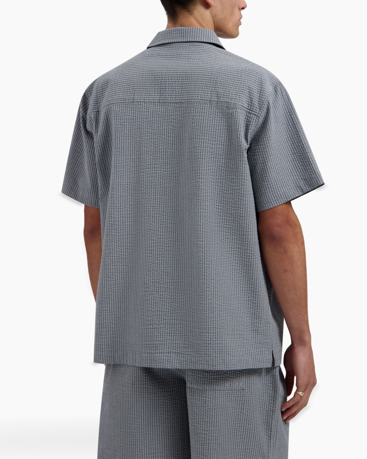 hemd, shorts, bijpassende set, halflang/op korte mouwen, grijs