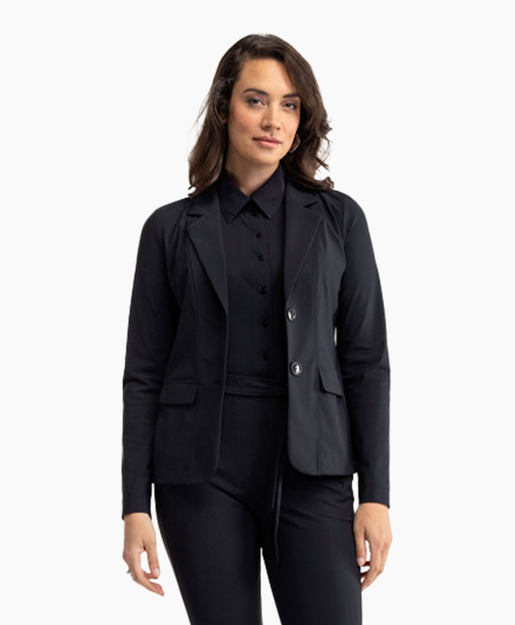 Blazer Bright Bonded Zwart dessin
