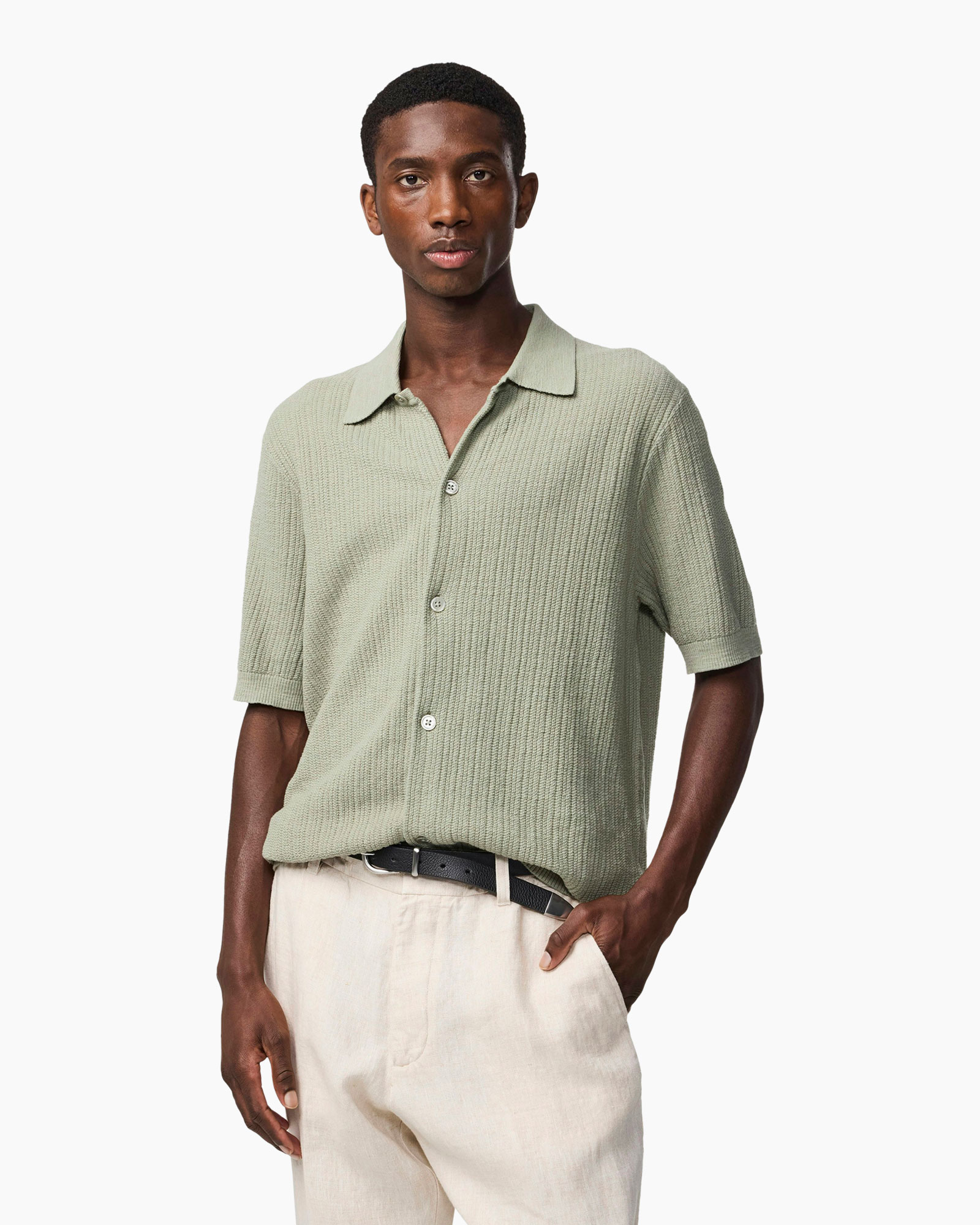 Polo Nolan Cardigan 6695 licht groen