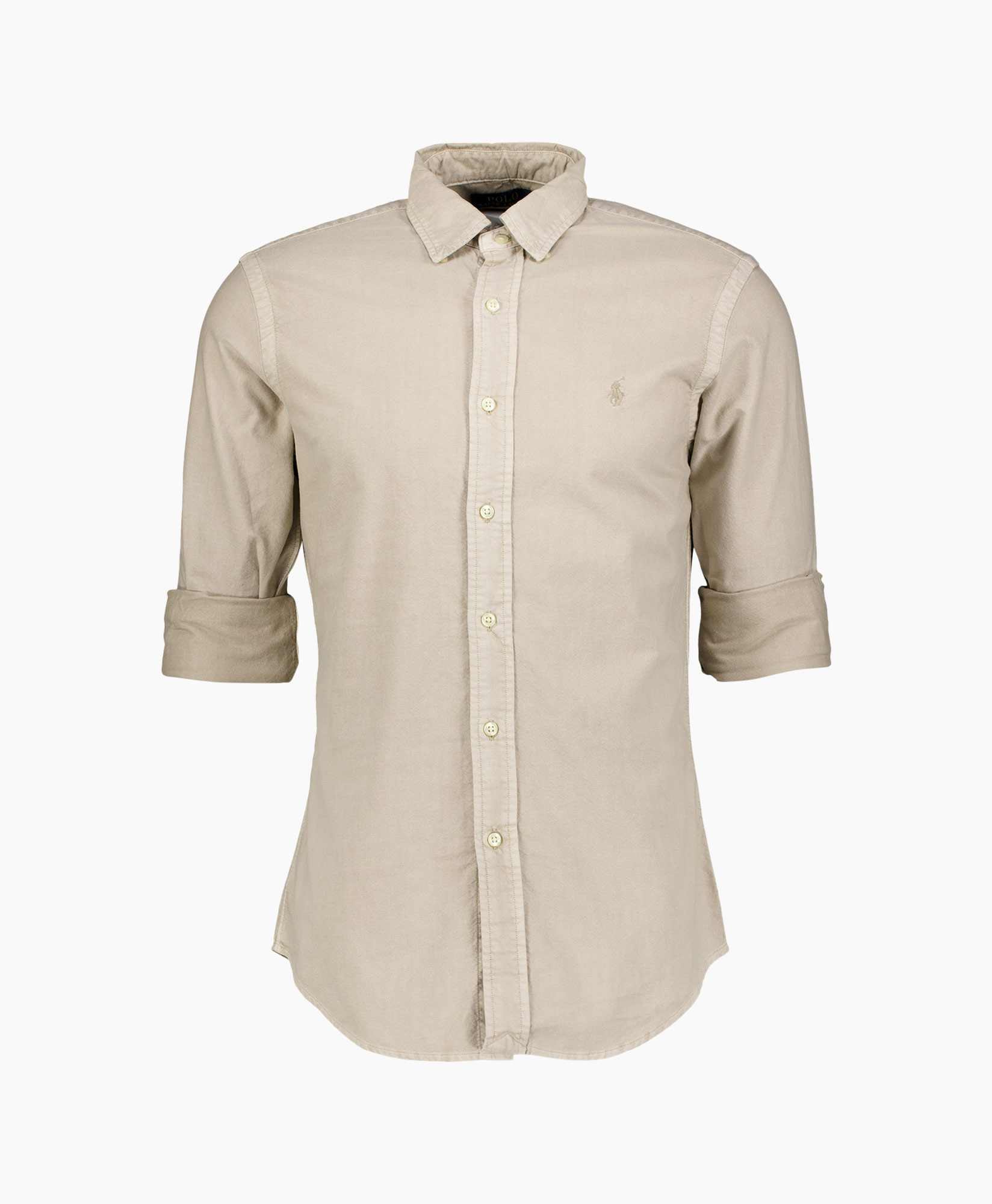Overhemd Mineral Dye Oxford Olijf