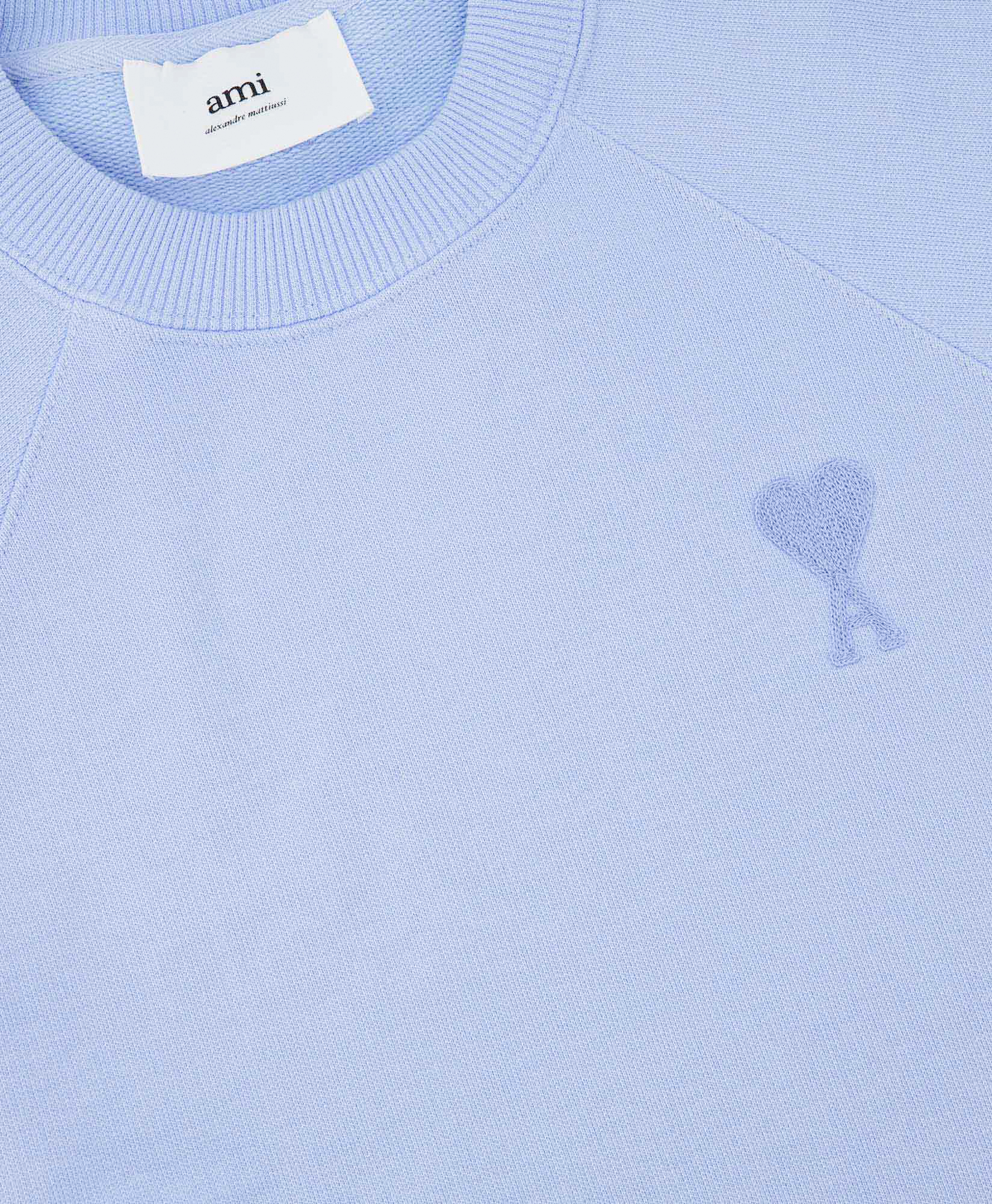 Ami Sweater Tonal Adc Licht Blauw
