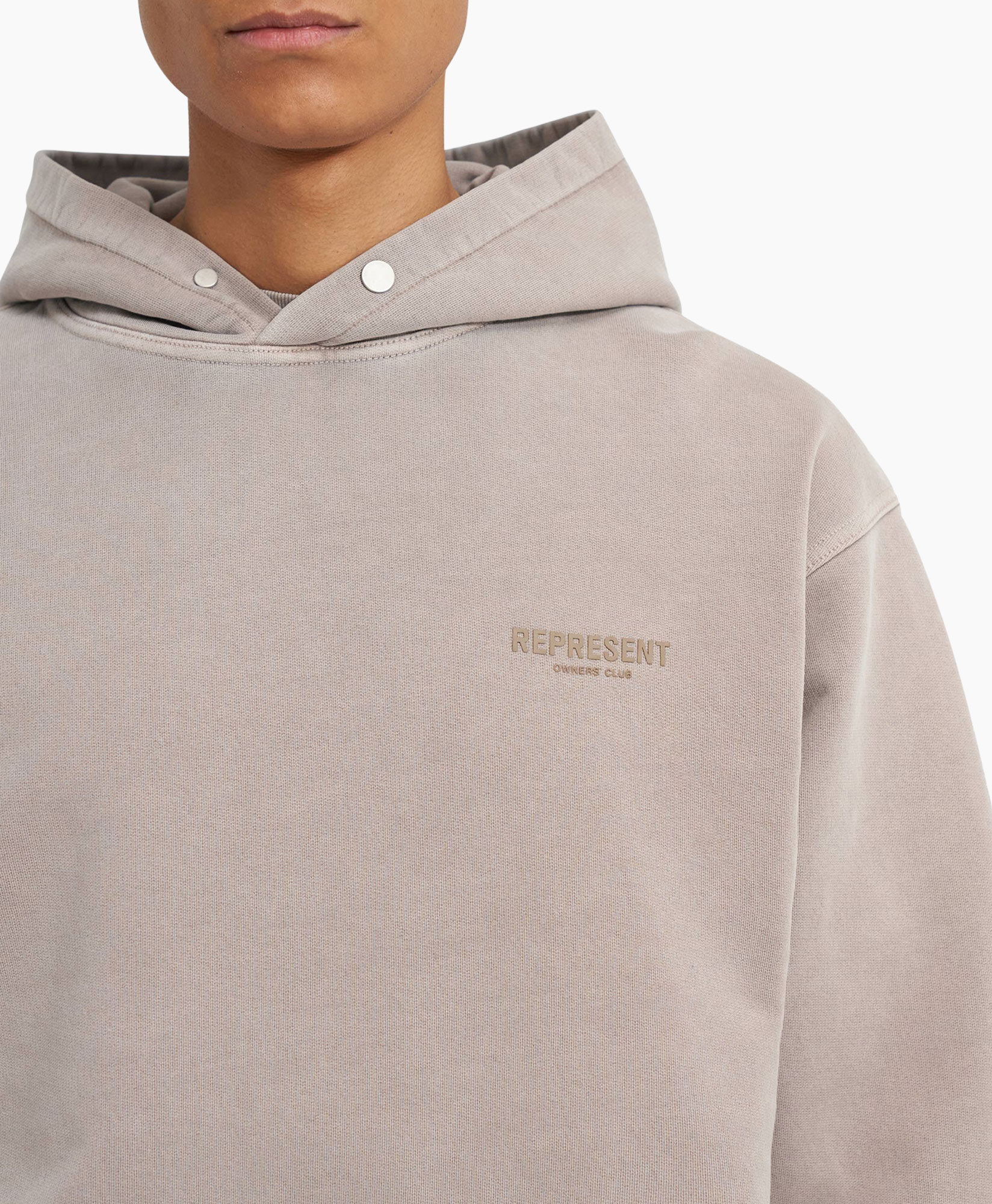 Hoodie Oweners Club Beige