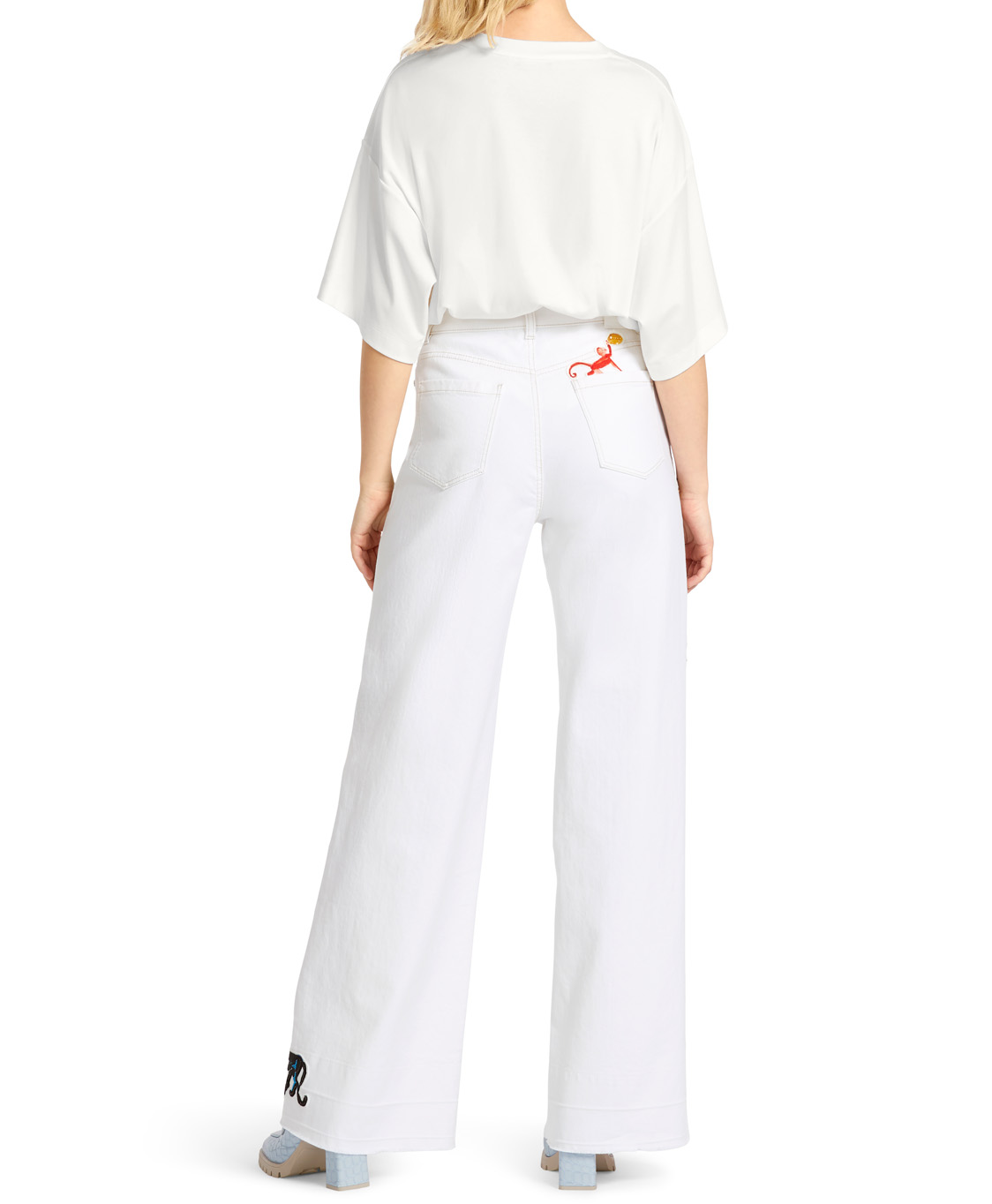 Marc Cain Pants Jeans Up 82.17 D07 Off White