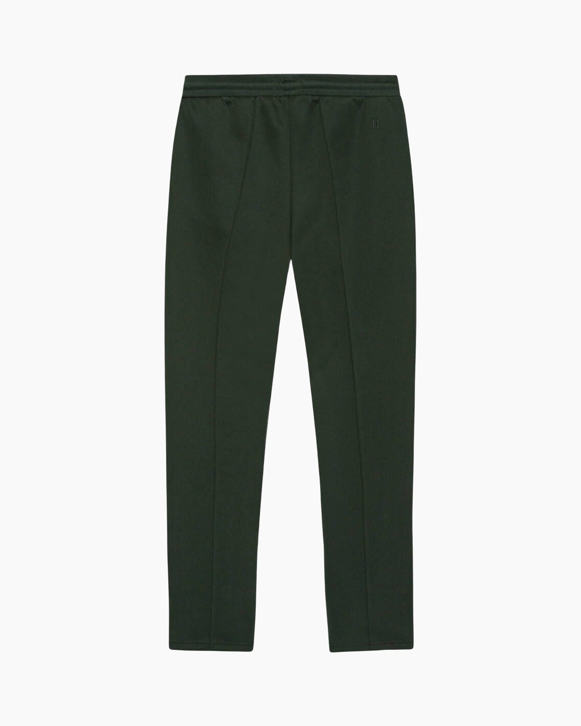 broek, sleep-koord, elastische taille, groen, slim-fit