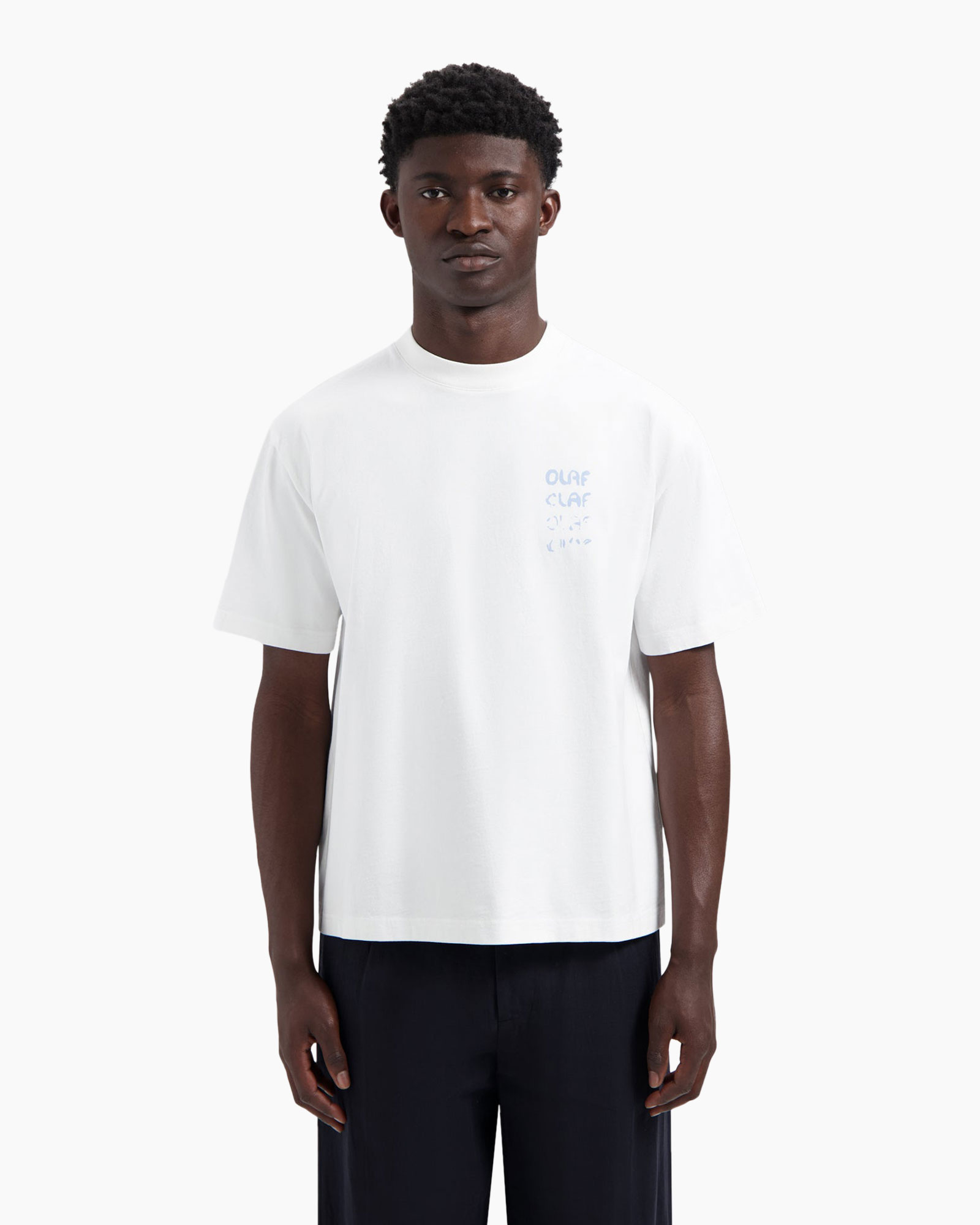 T-shirt Korte Mouw Spray Graphic Off White