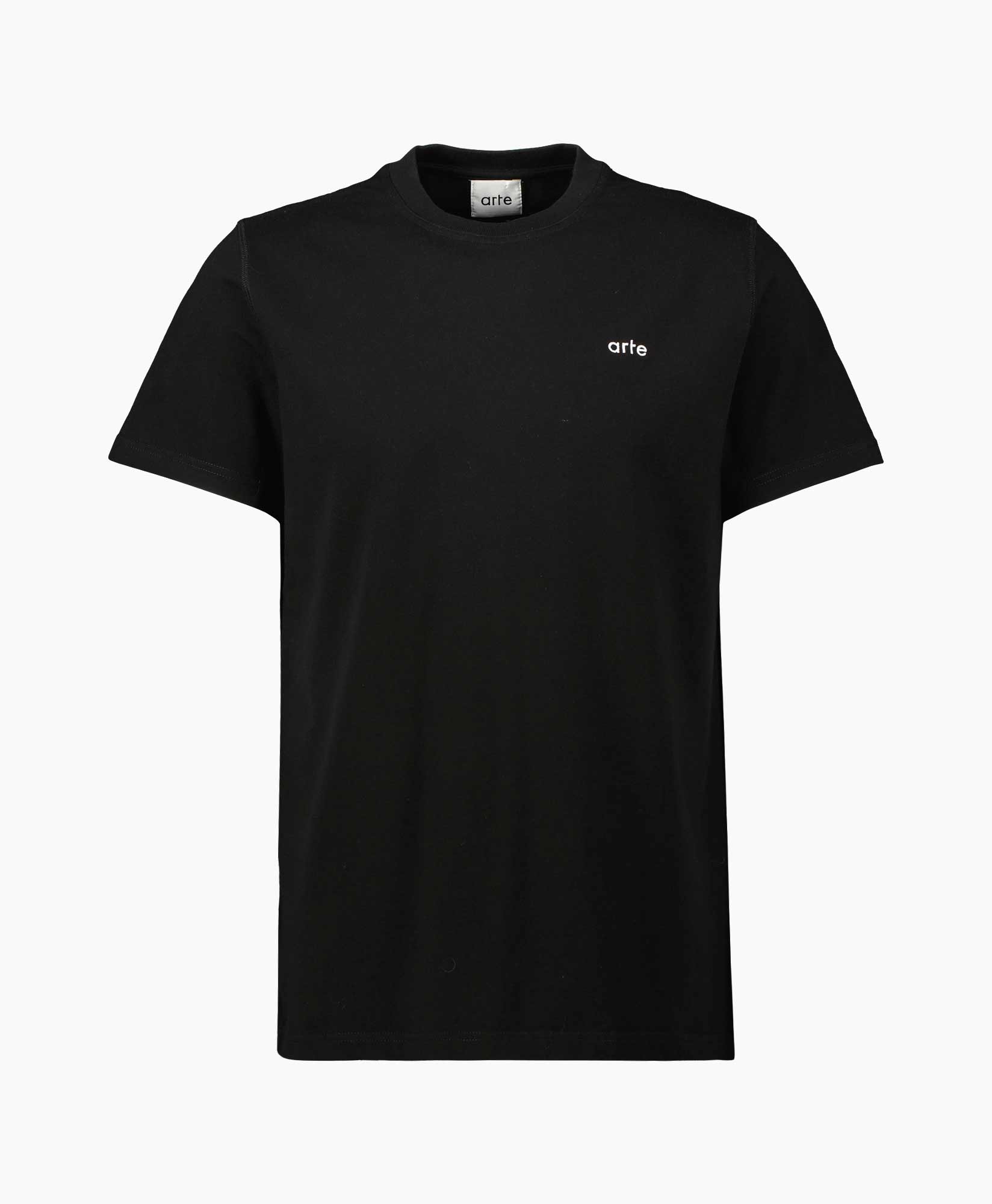 Arte Antwerp T-shirt Korte Mouw Back Crooked Heart Zwart