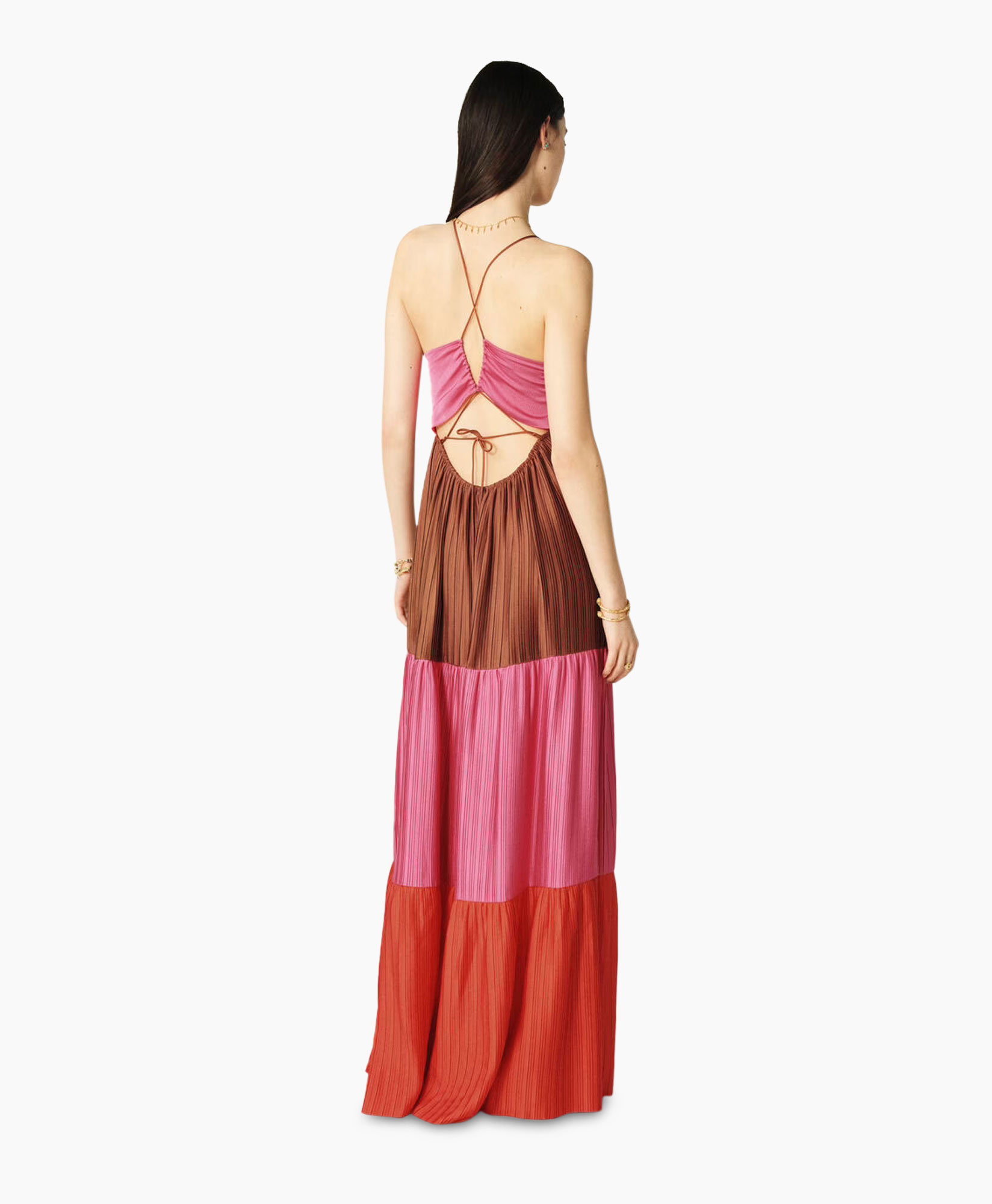 Maxi Jurk Westa Roze