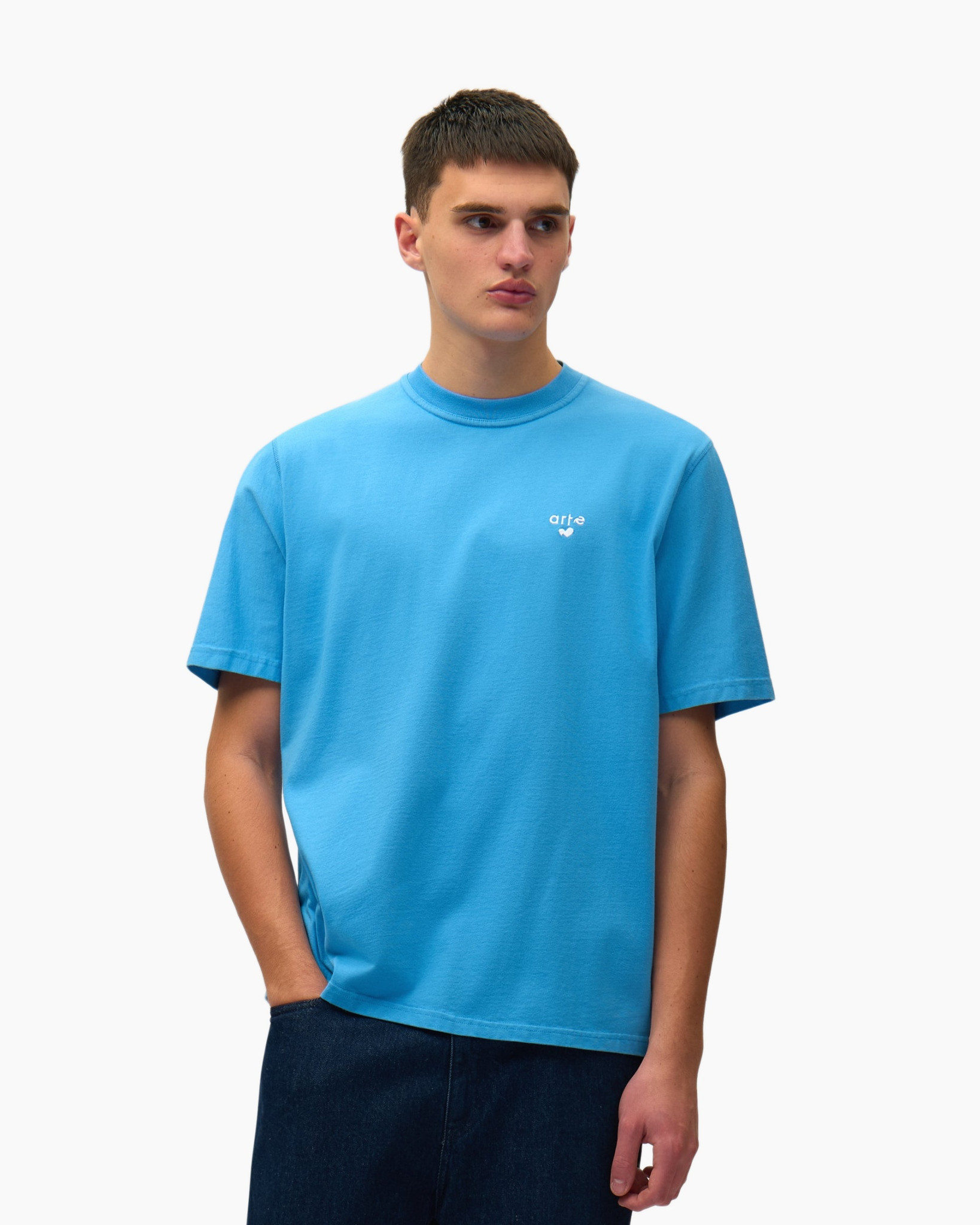 T-shirt Korte Mouw Heart Logo Zwart