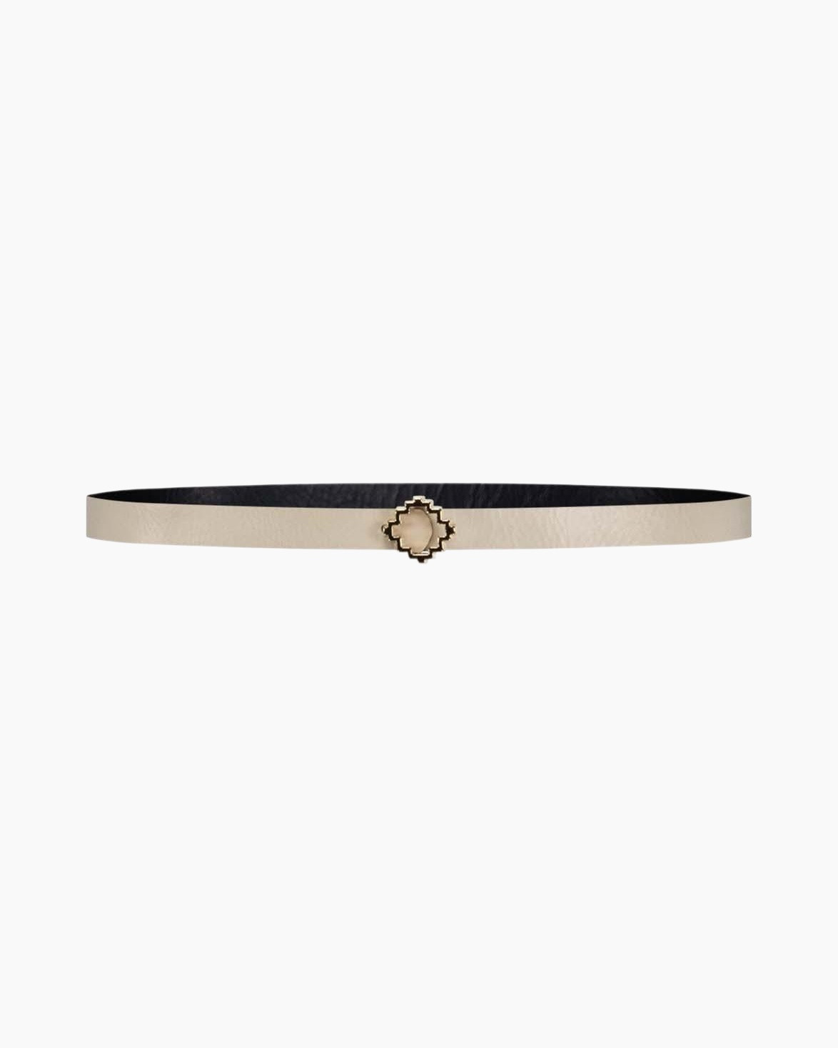 Reversible Ornament Belt Off White