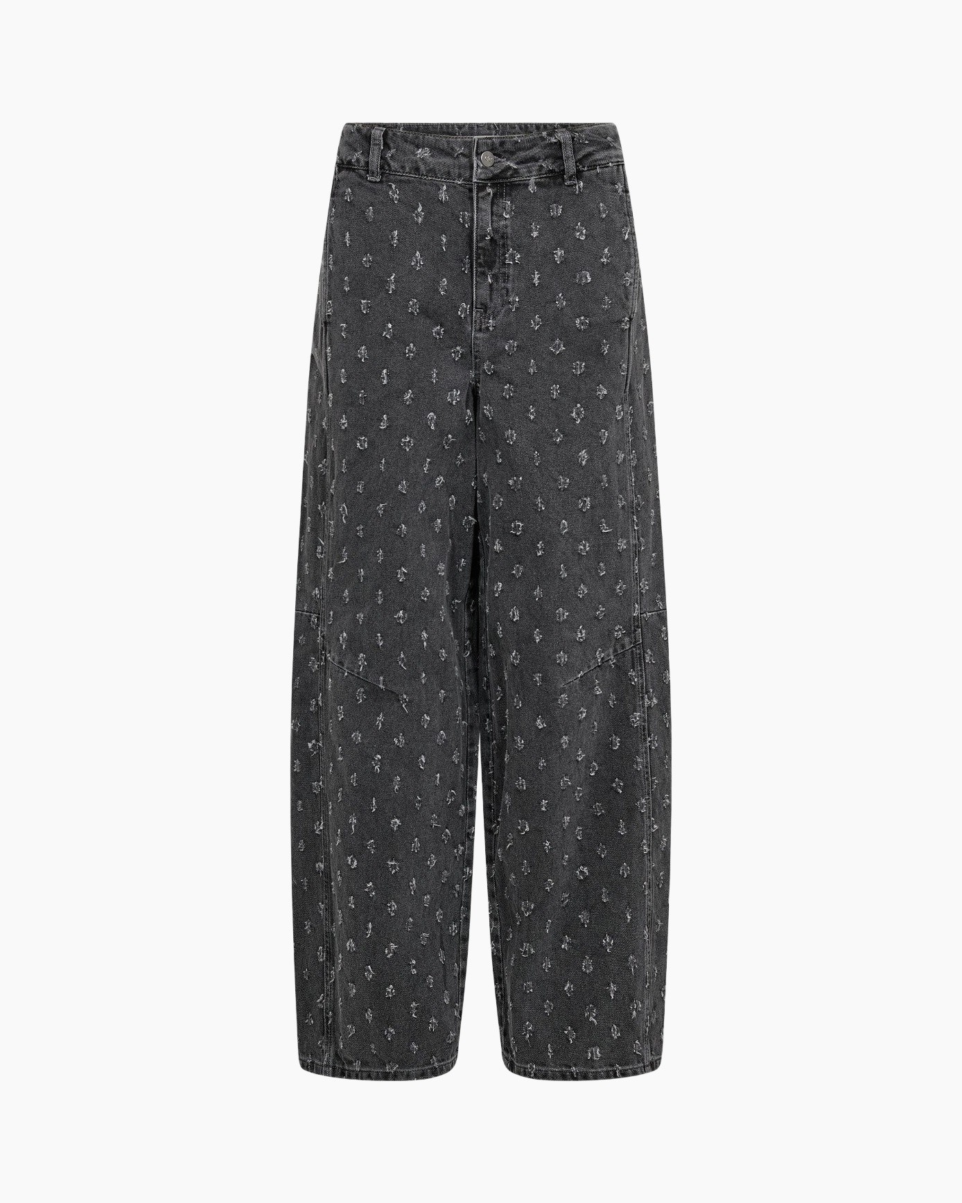 broeken, broek, wijdvallend, denim, patroon