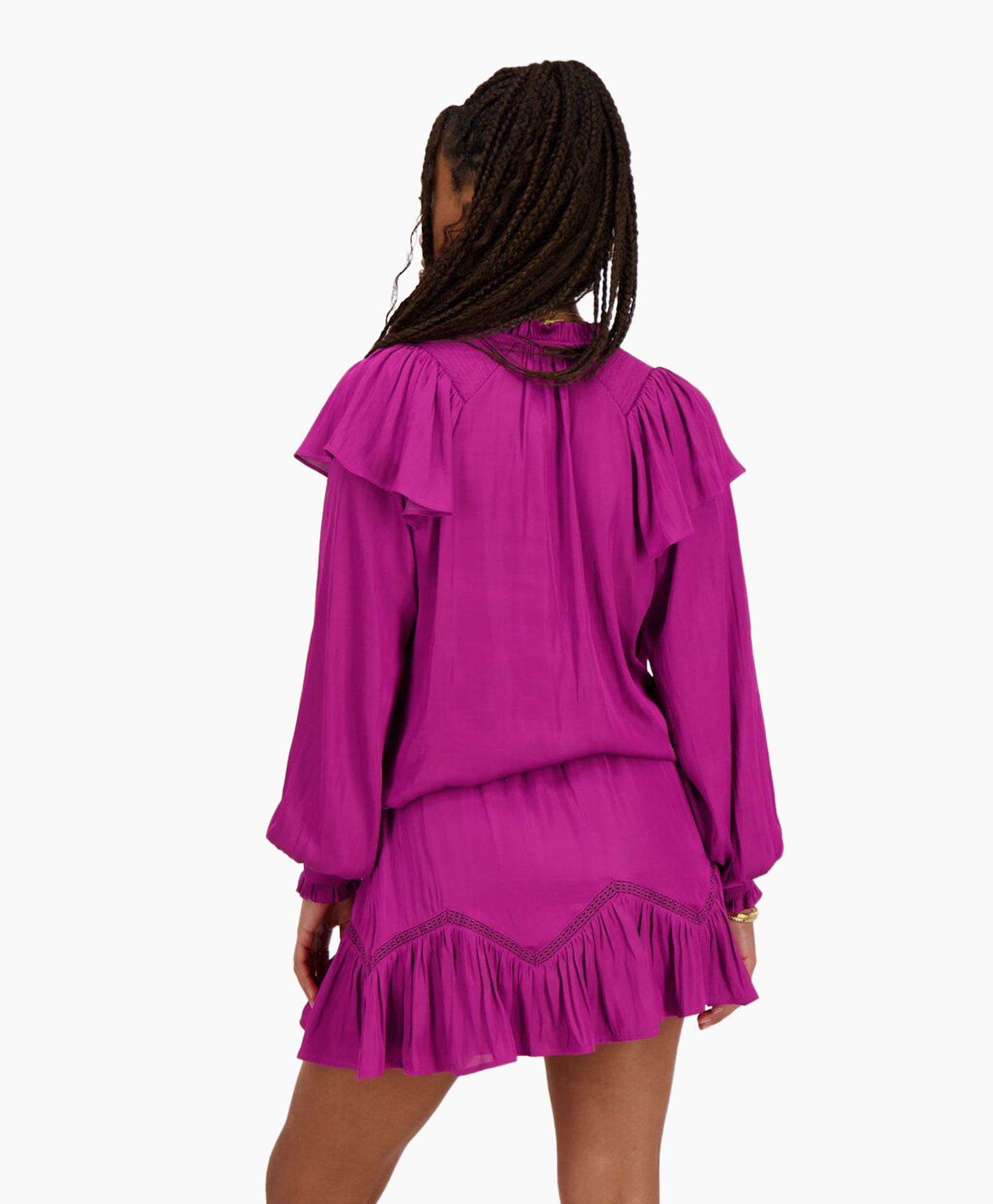 Blouse Mj08553 Paars