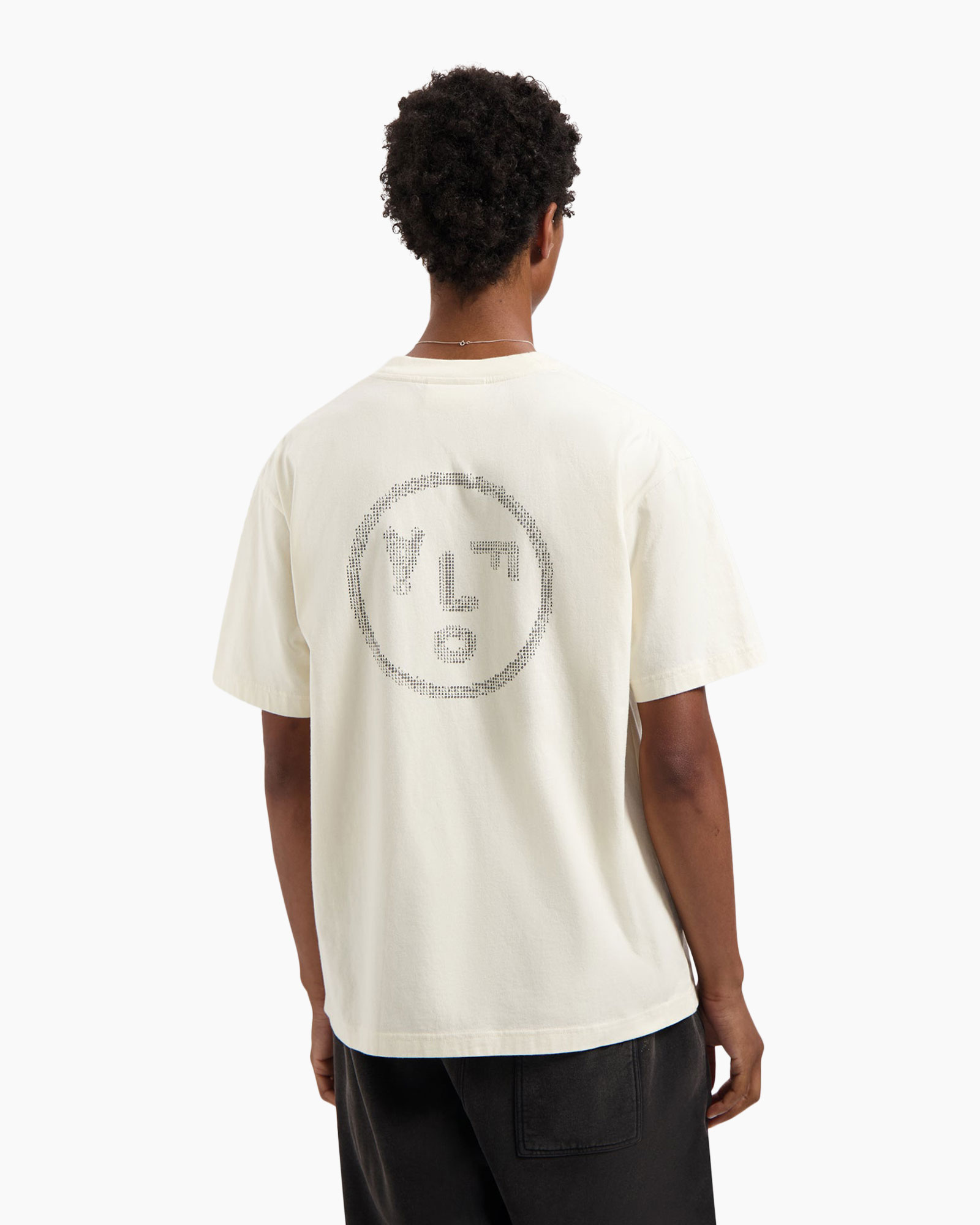 T-shirt Korte Mouw Crafted Face Off White