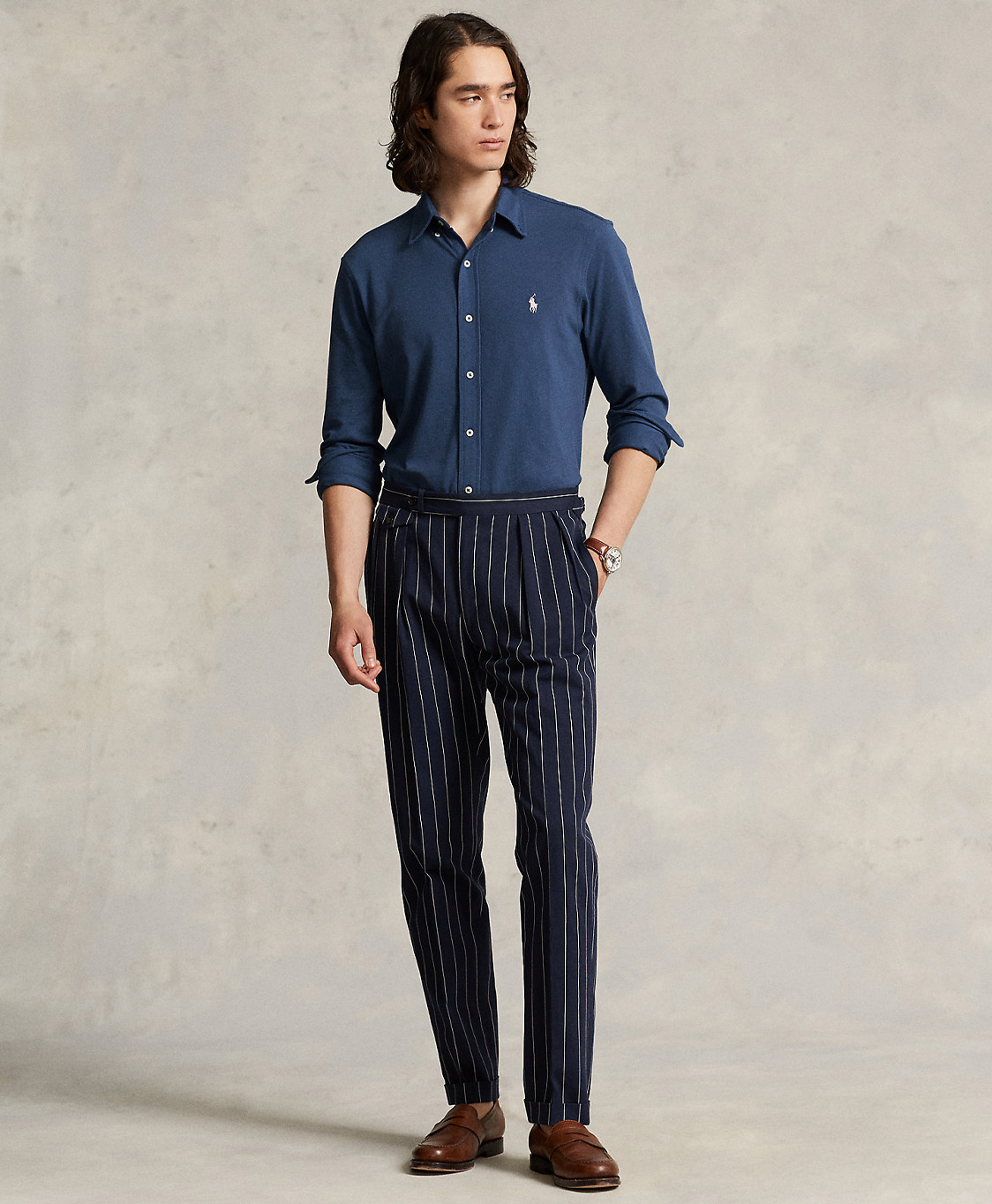 Ralph Lauren Longsleeve 710654408099 Donker Blauw