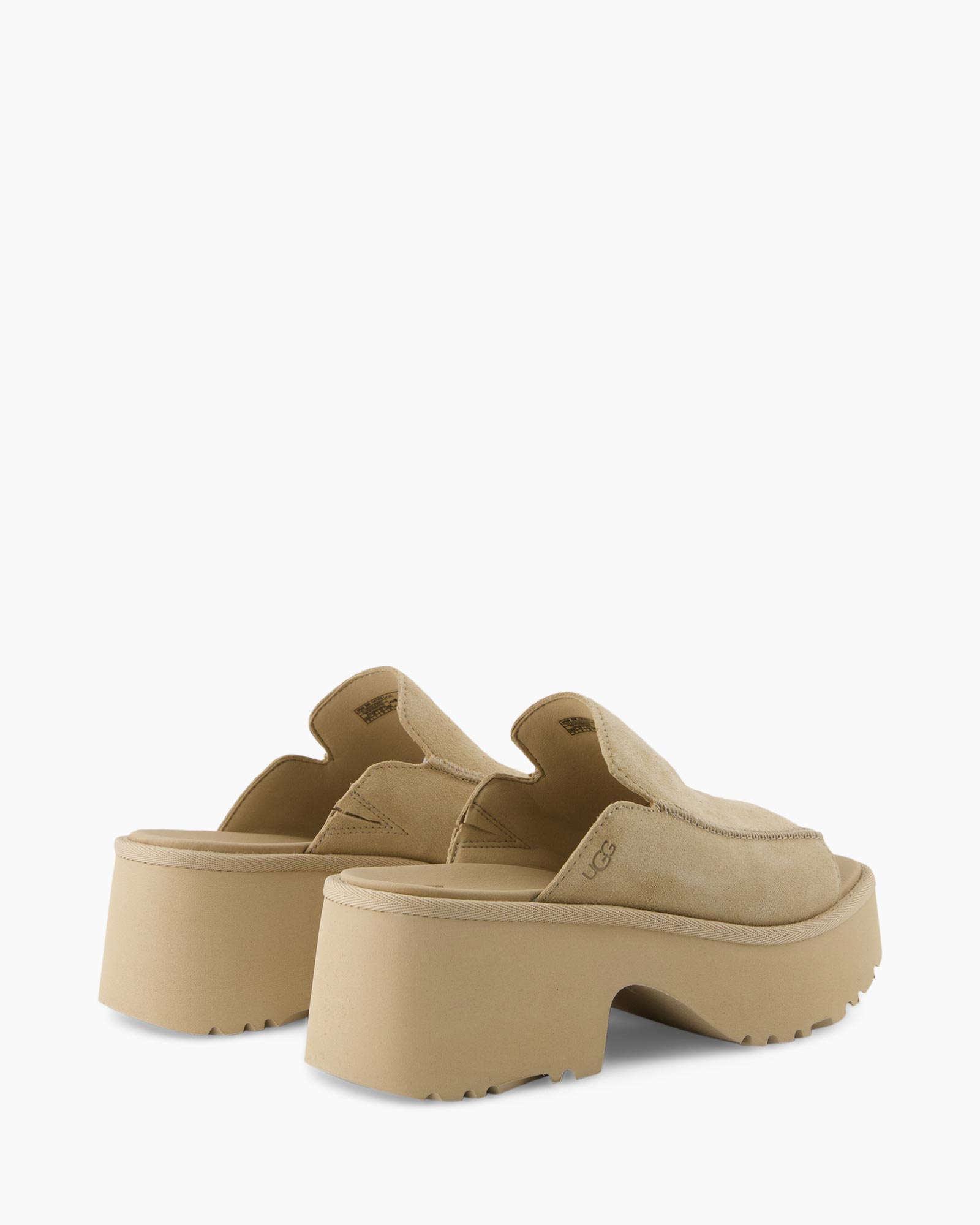Sandaal Met Hak W New Heights Slide Beige