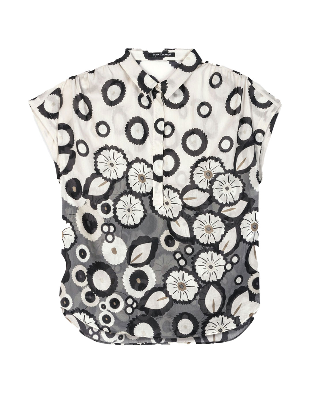 Luisa Cerano Blouse 258432/3374-0 Licht Grijs