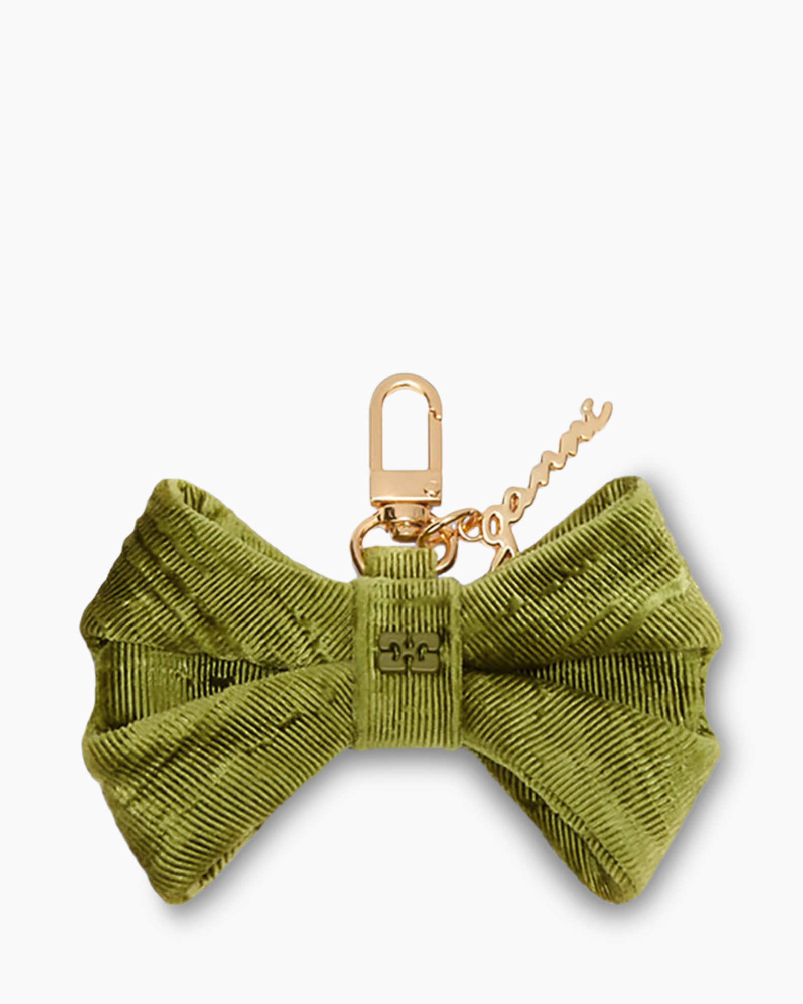 Diversen Bow Charm Velvet Moire Groen