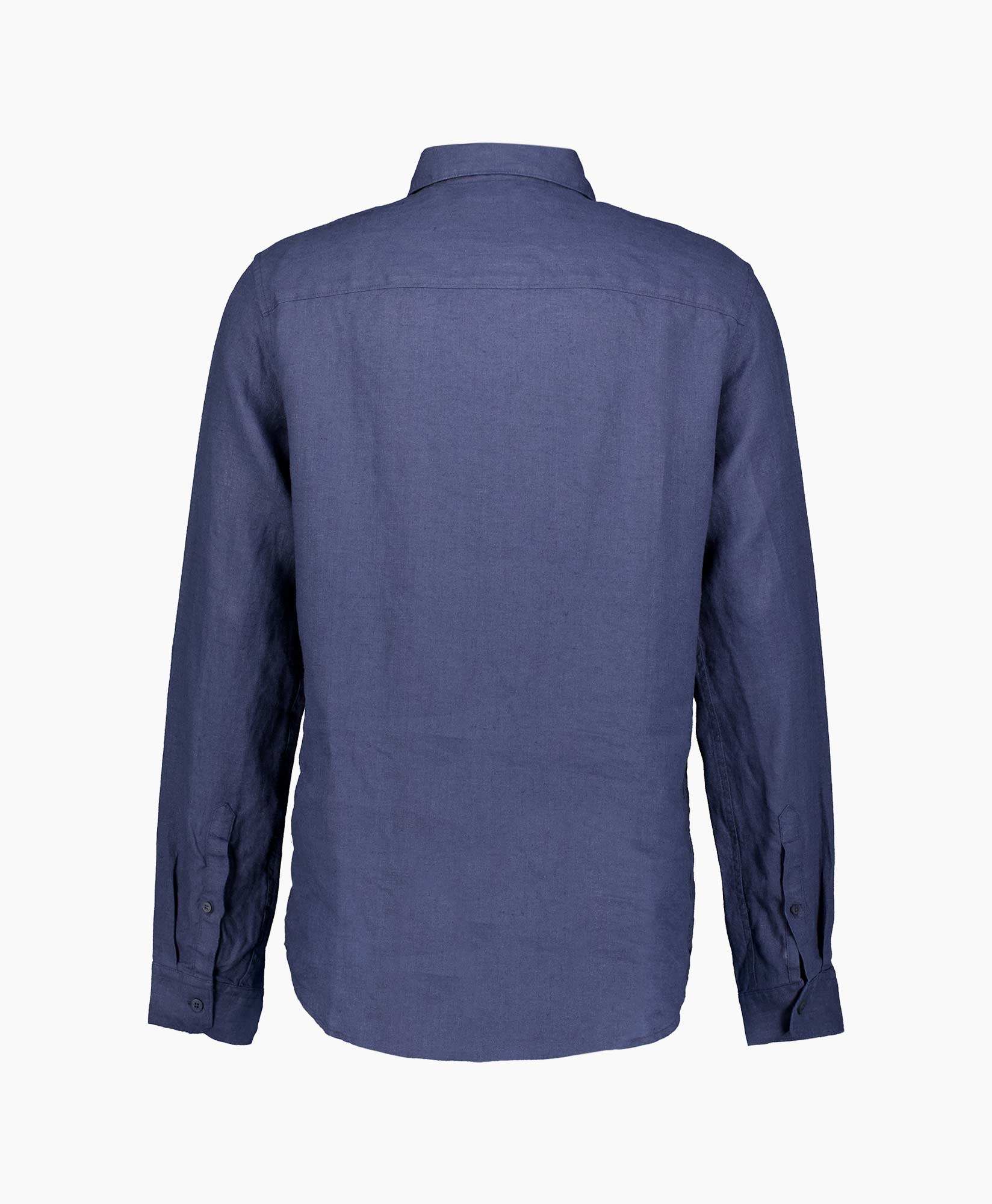 Overhemd Enzo Linen Shirt 5708 Donker Blauw