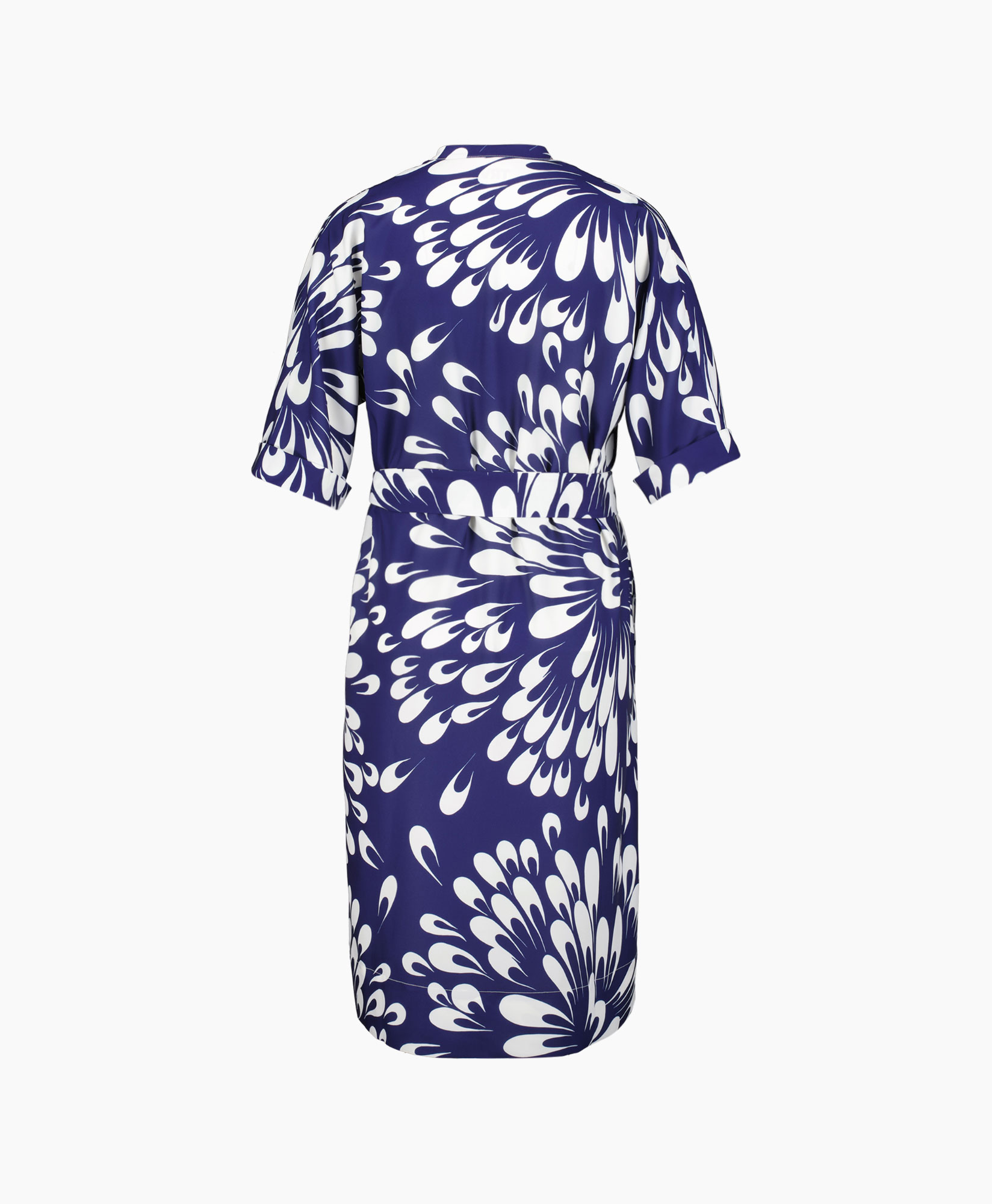 Trvl Drss Midi Jurk 01-t1207 43y Blauw dessin