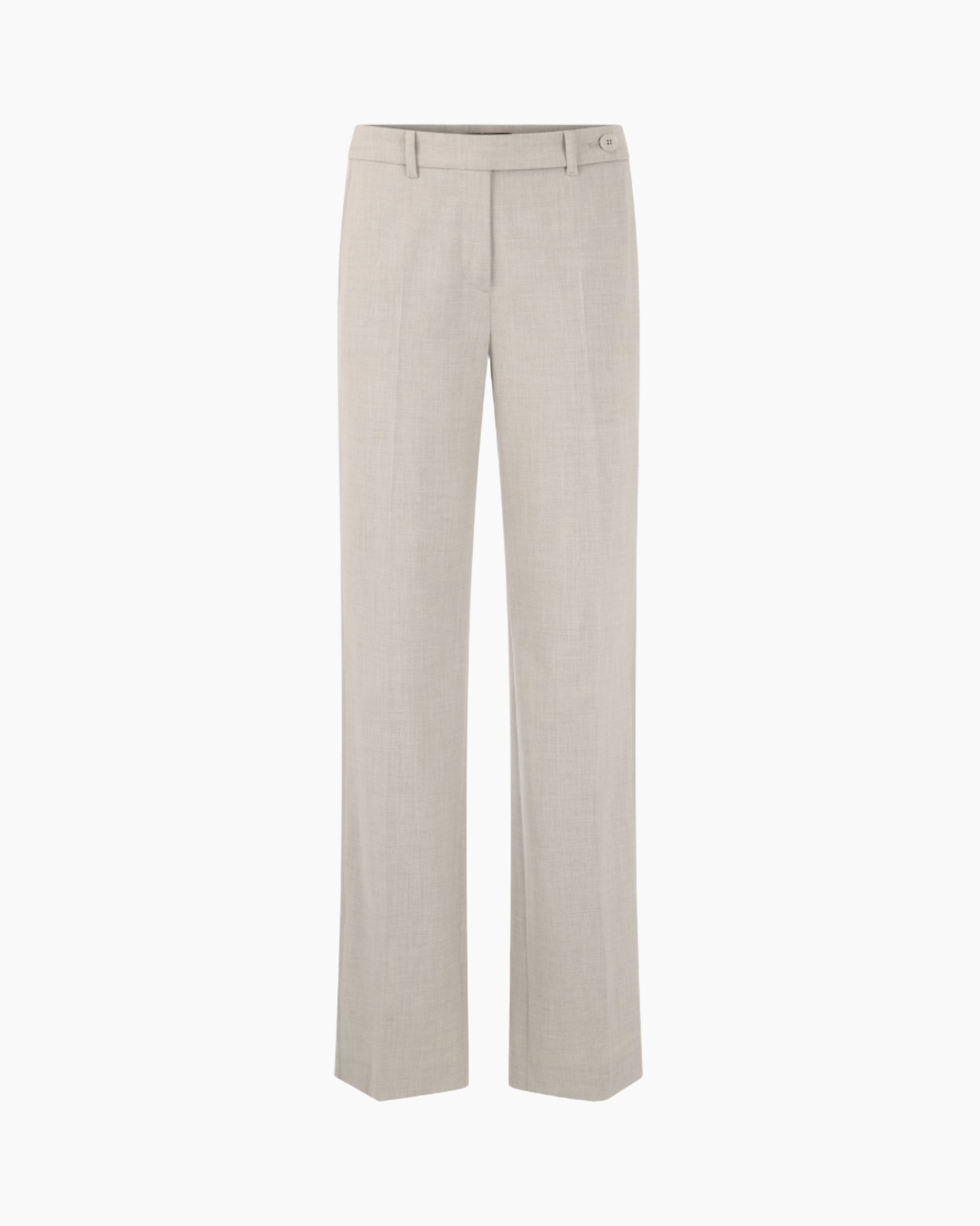 broek, broek/ pantalon, beige, linnen, platte voorkant