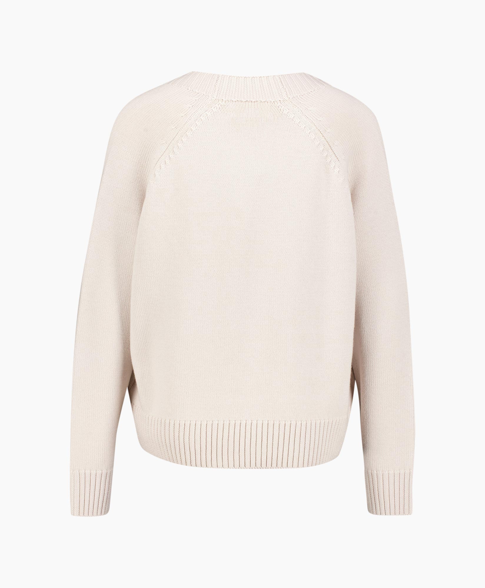 trui, trui, v-hals, gebreid, beige
