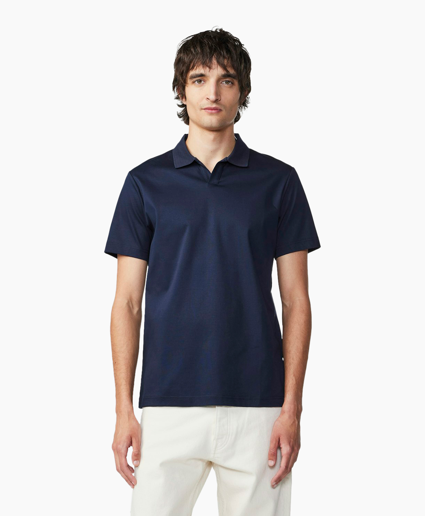 Polo Paul Ss Donker Blauw